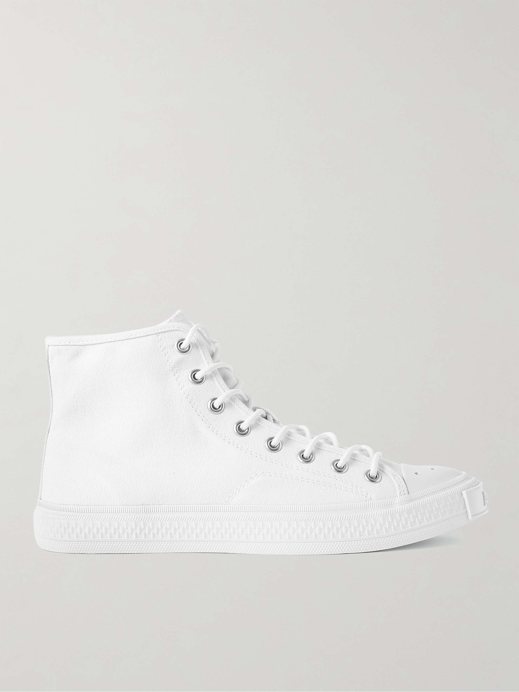 ACNE STUDIOS Rubber-Trimmed Canvas High-Top Sneakers