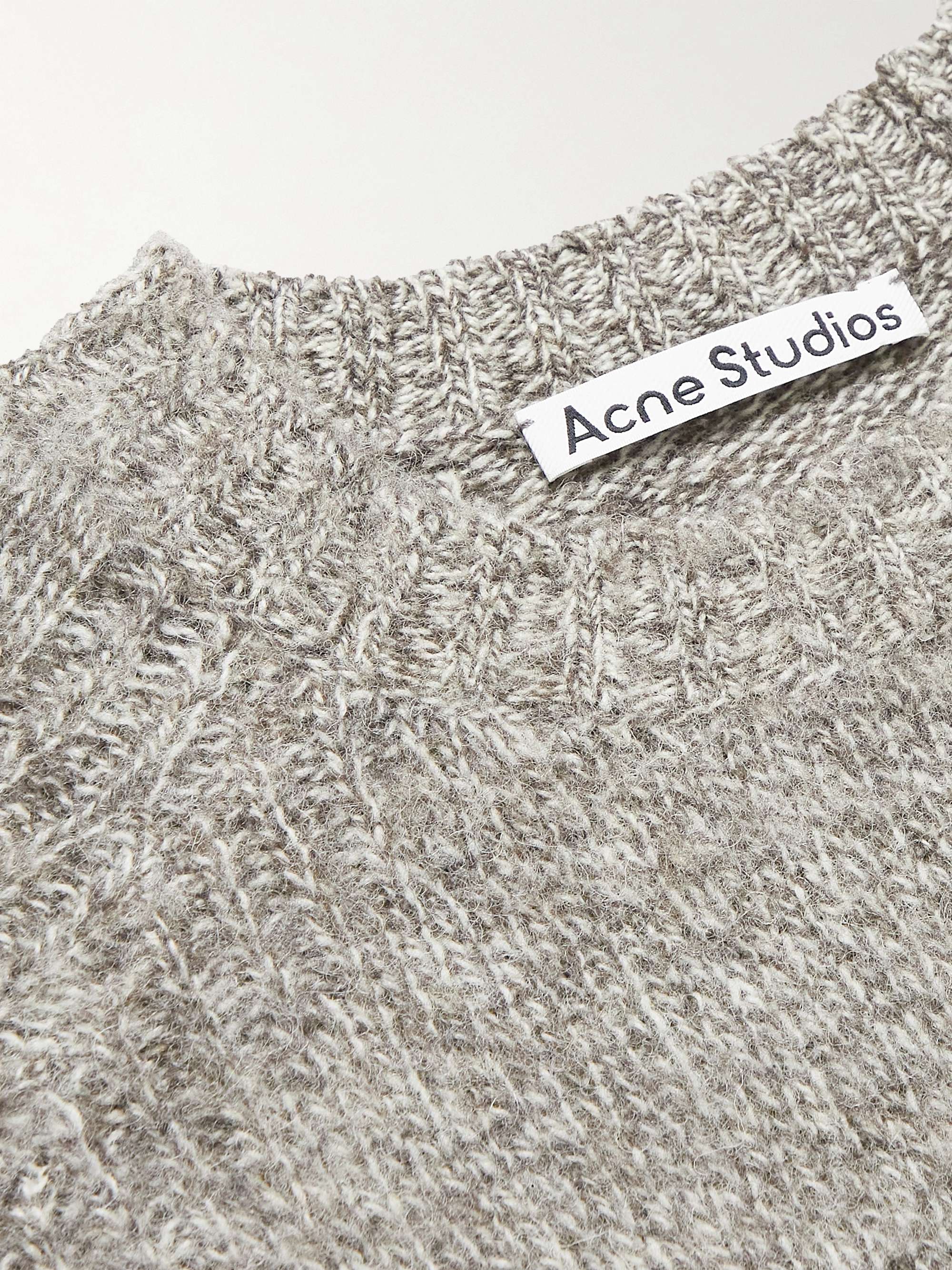 ACNE STUDIOS Kowhai Logo-Embroidered Wool Sweater