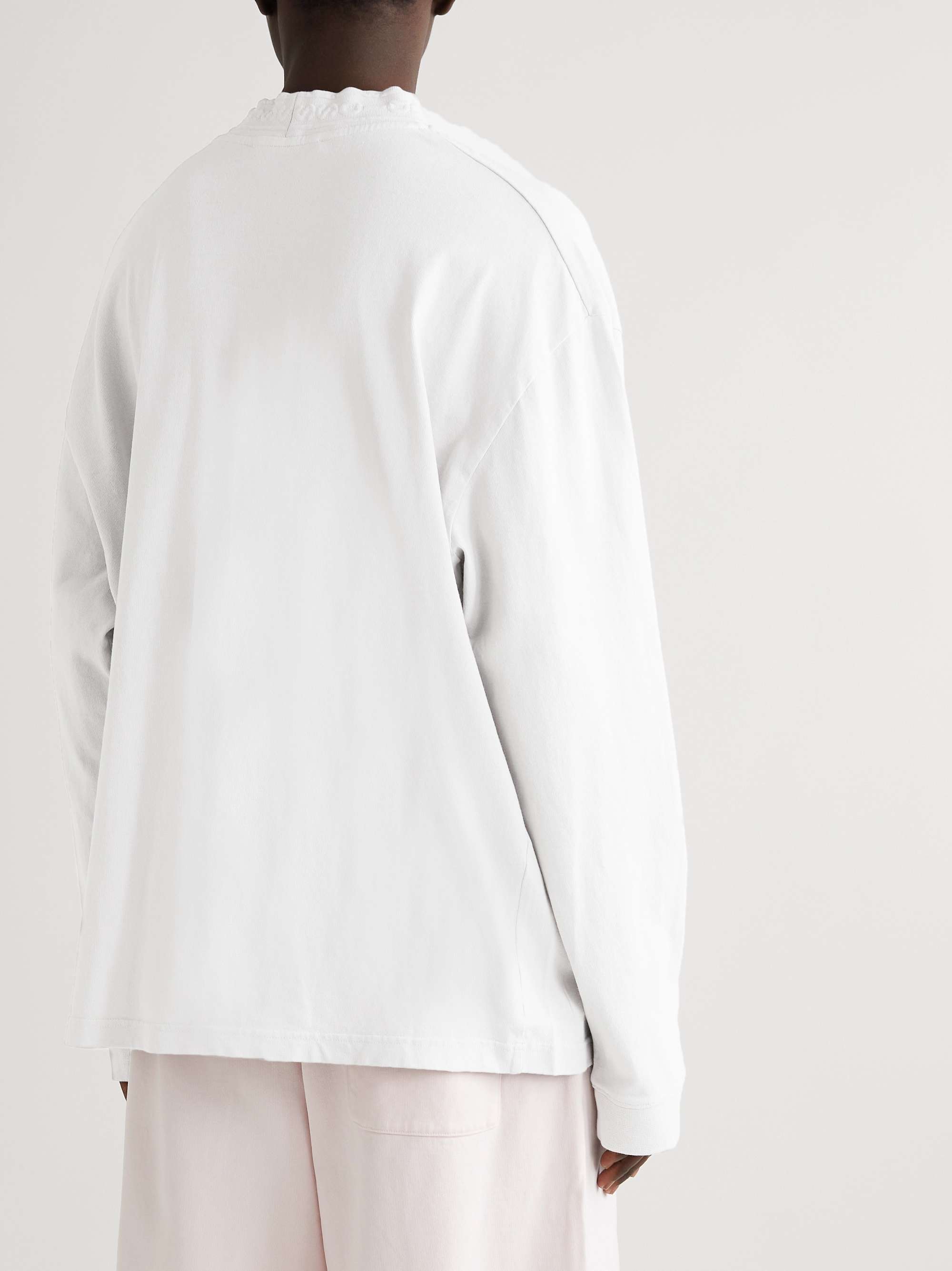White Enick Chain Cotton-Jersey Sweatshirt | ACNE STUDIOS | MR PORTER