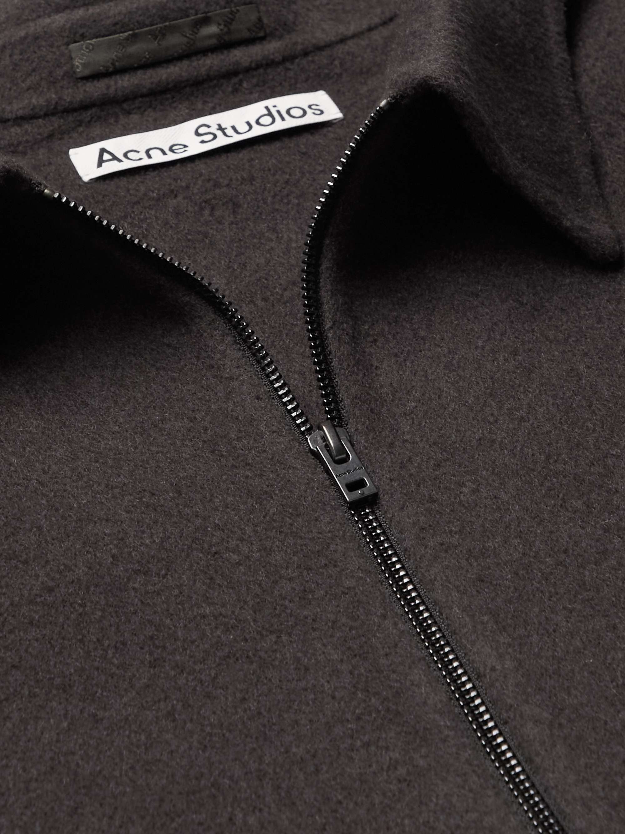 ACNE STUDIOS Doverio Double-Faced Wool Blouson Jacket
