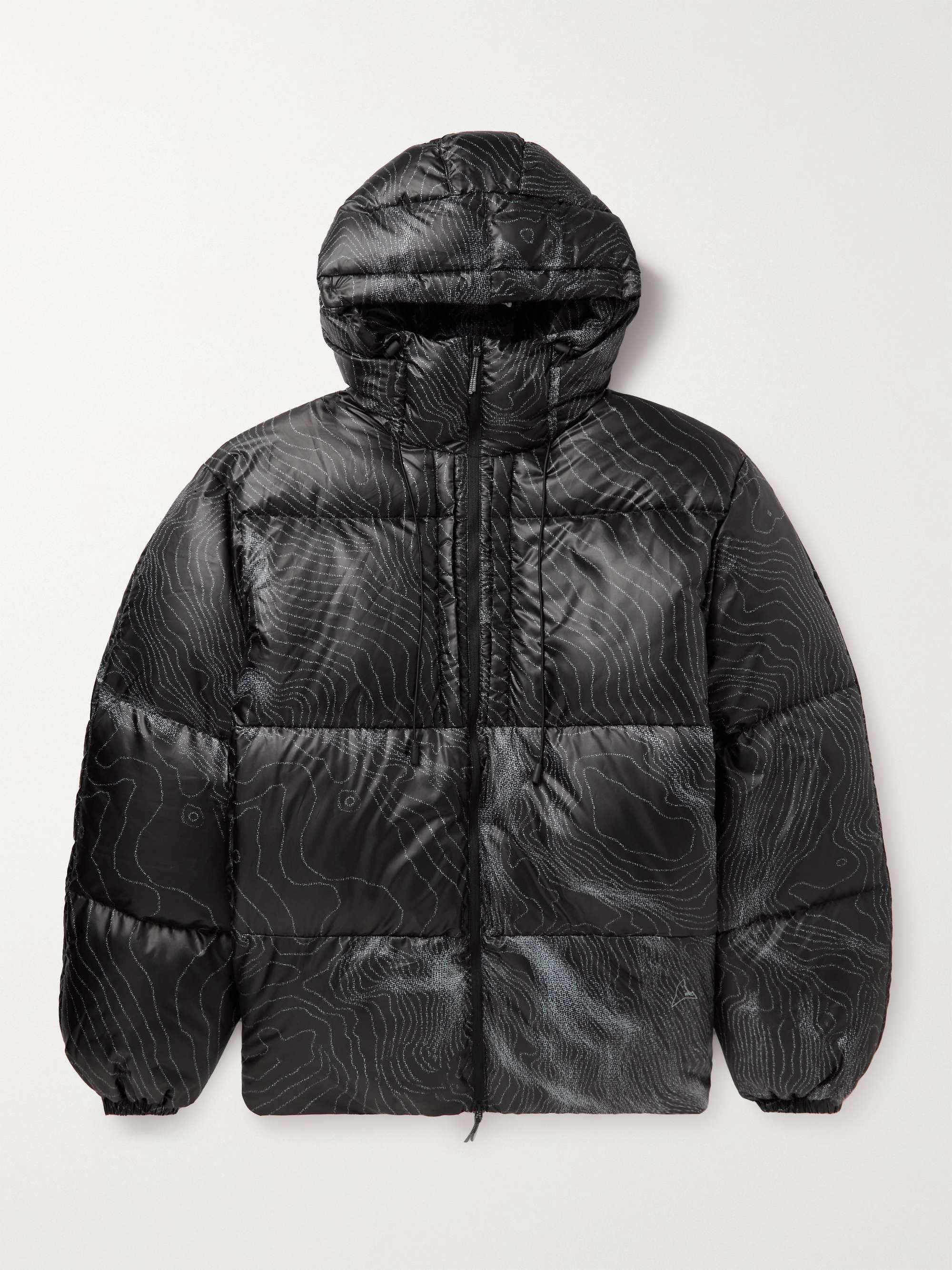 ROA Quilted Ripstop Hooded Down Jacket