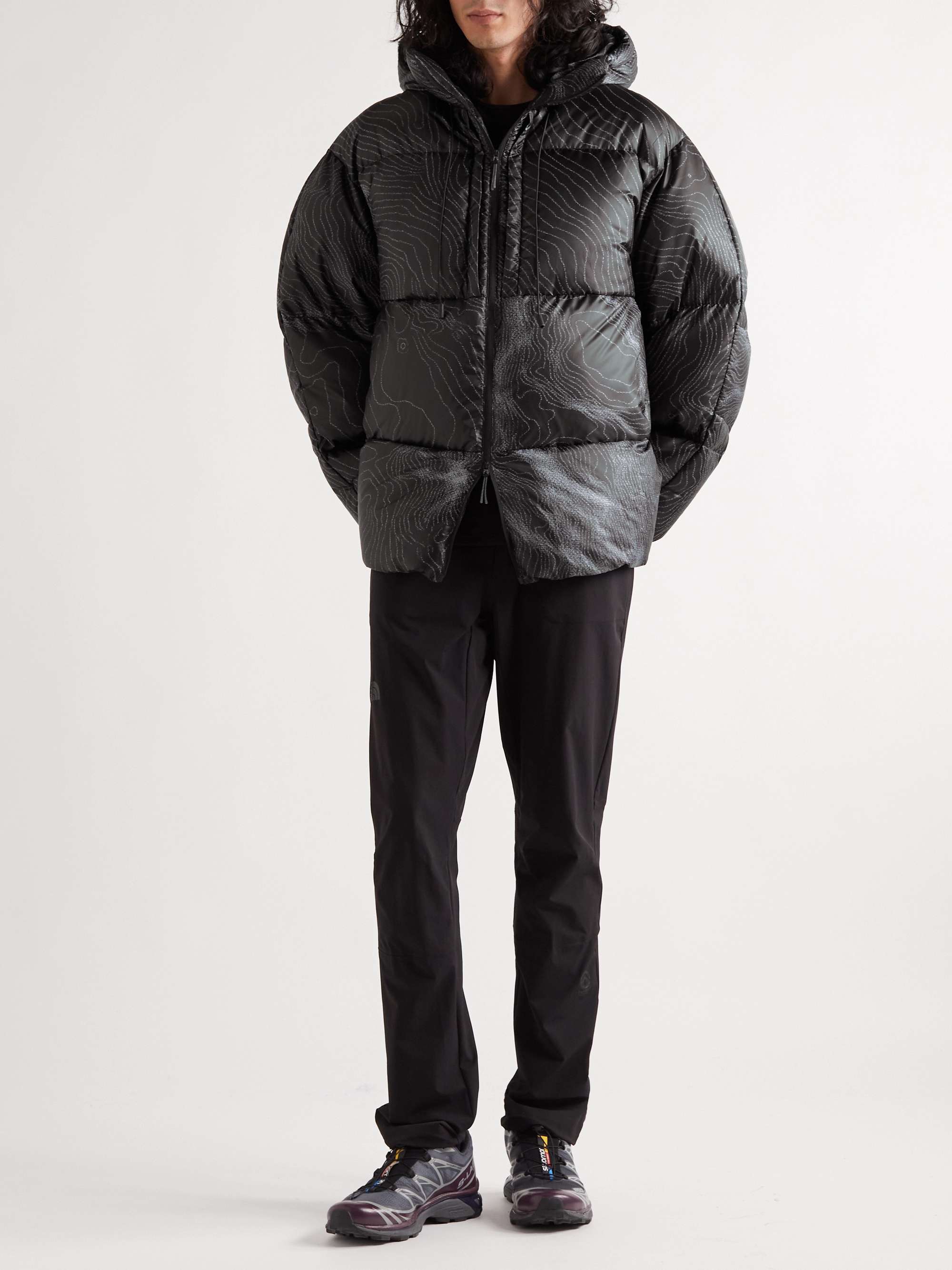 ROA Quilted Ripstop Hooded Down Jacket