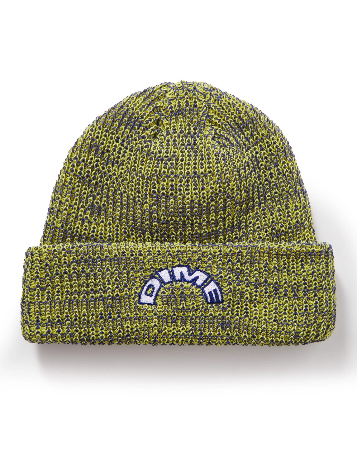 DIME Arch Logo-Embroidered Knitted Beanie
