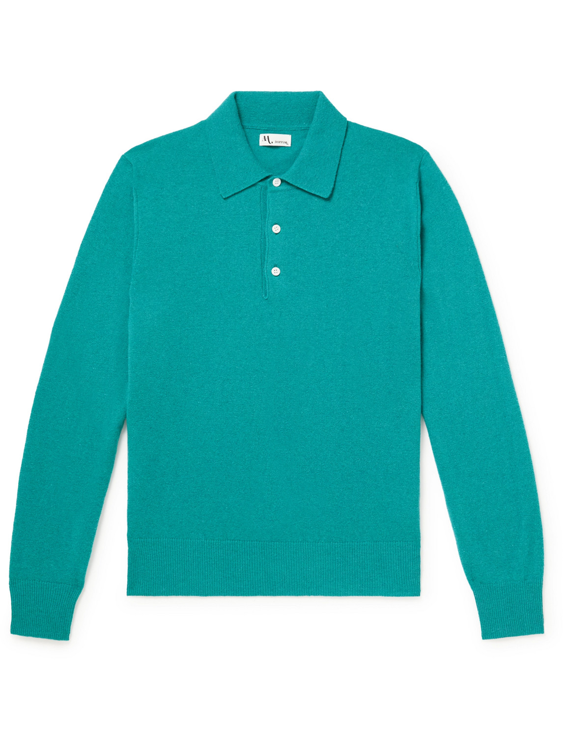DOPPIAA Aaric Wool-Blend Polo Shirt