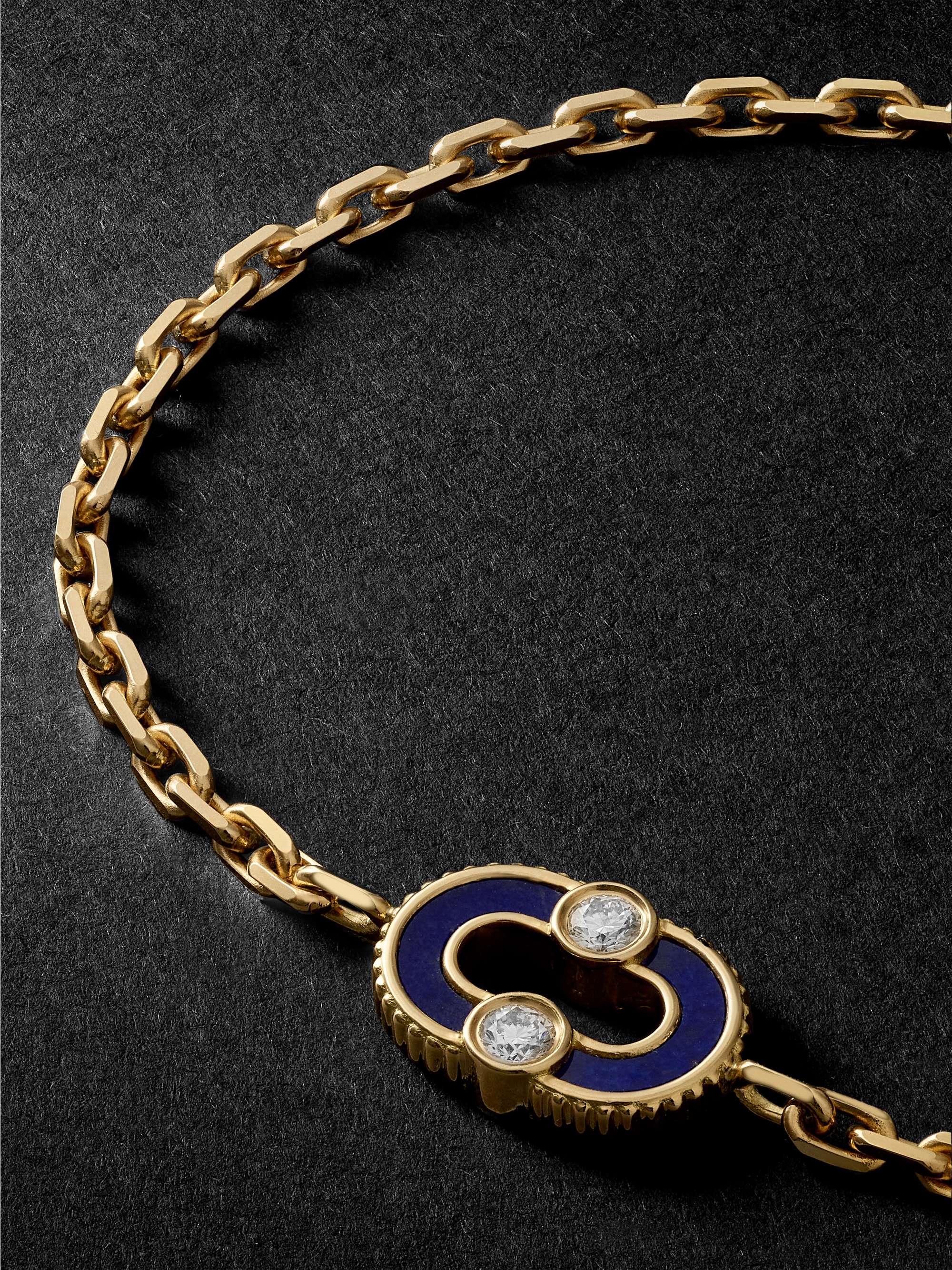 VILTIER Magnetic Gold Multi-Stone Bracelet