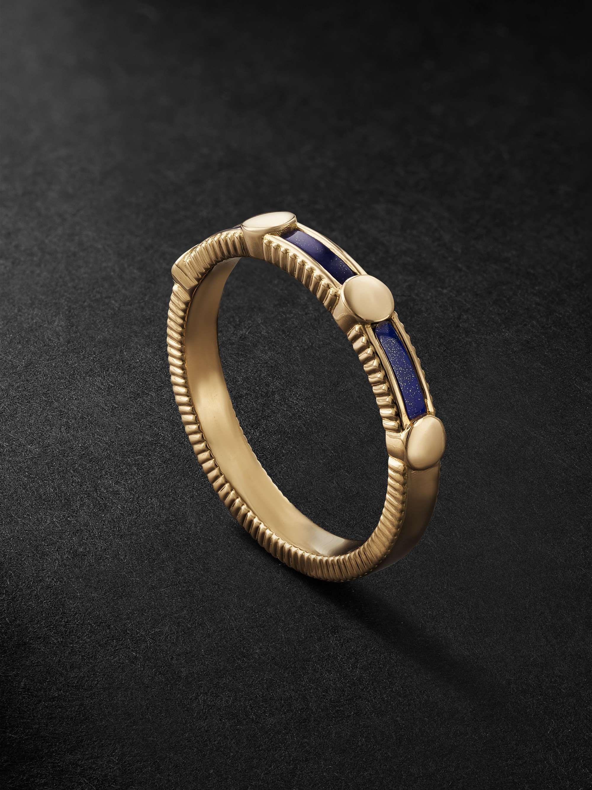 VILTIER Alliance Rayon Gold Lapis Lazuli Ring
