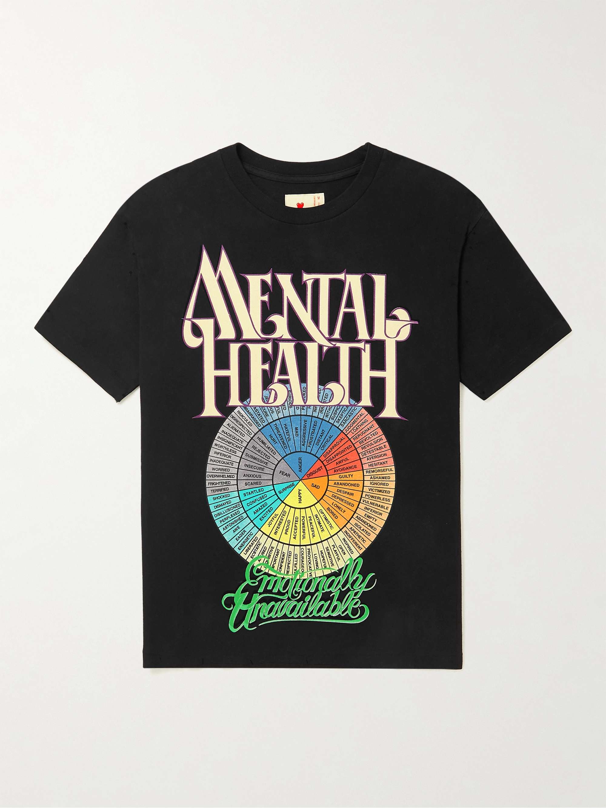 EMOTIONALLY UNAVAILABLE Printed Cotton-Jersey T-Shirt