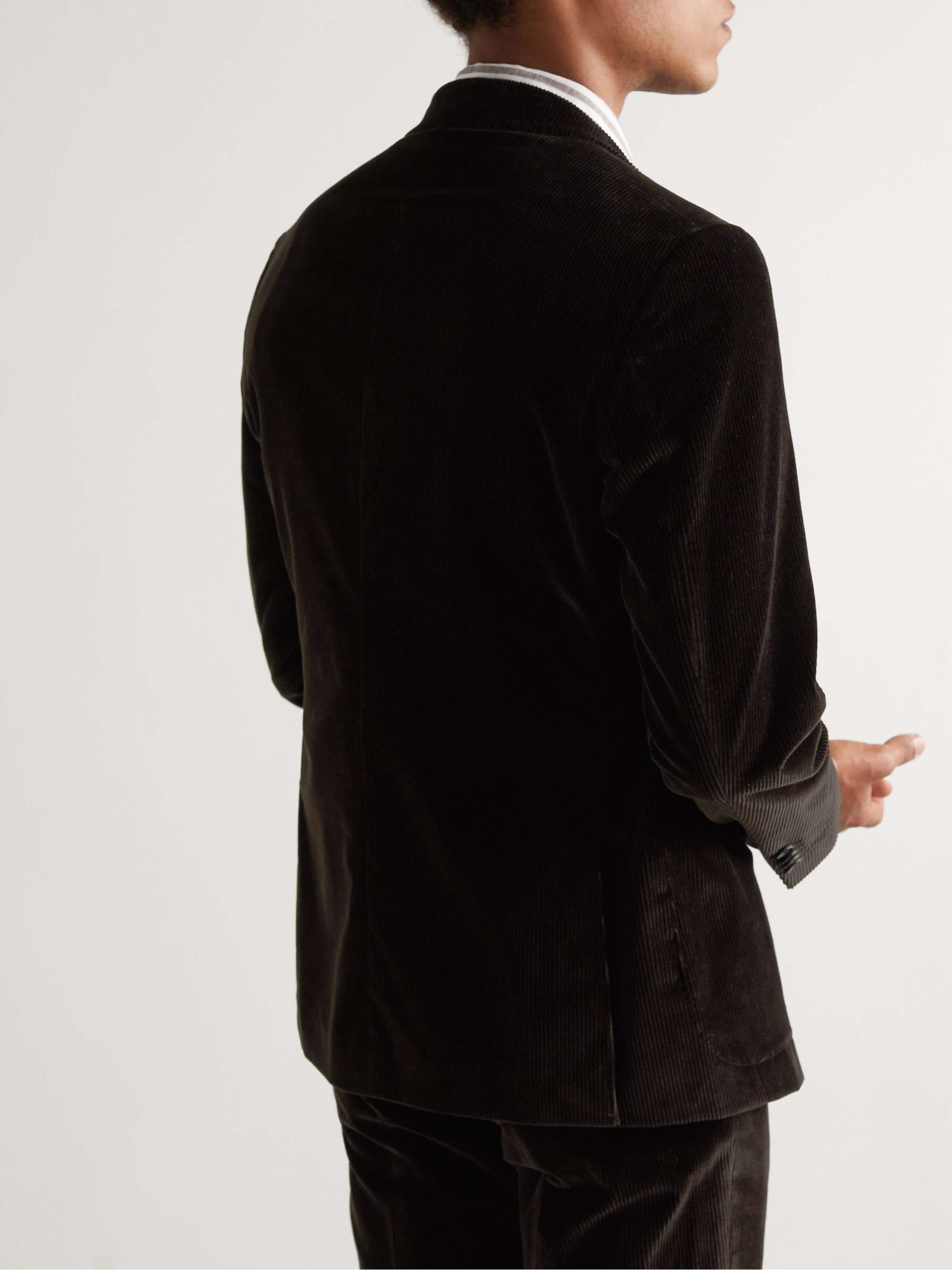 CARUSO Figaro Cotton-Blend Corduroy Suit Jacket