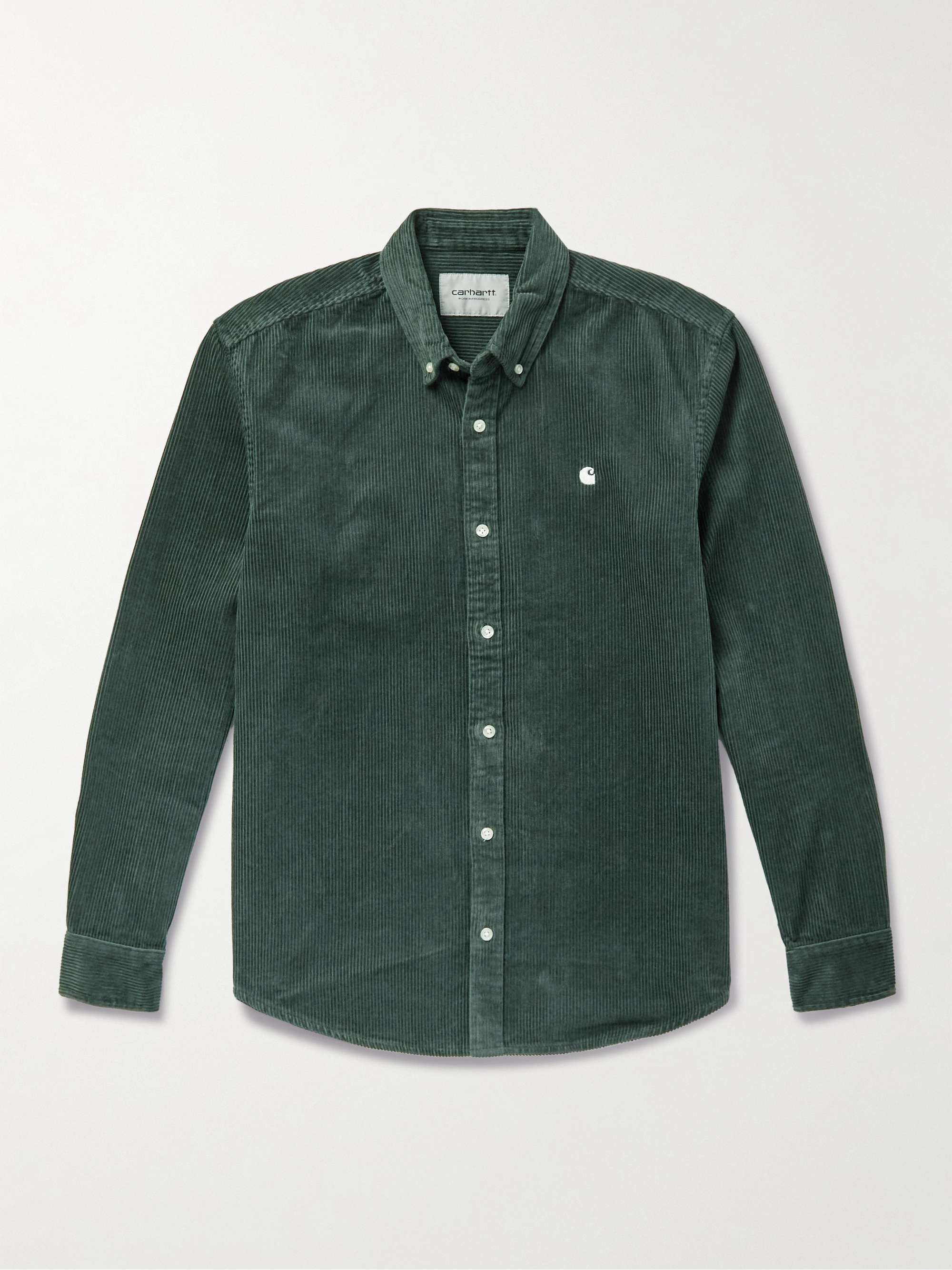 CARHARTT WIP Madison Button-Down Collar Cotton-Corduroy Shirt