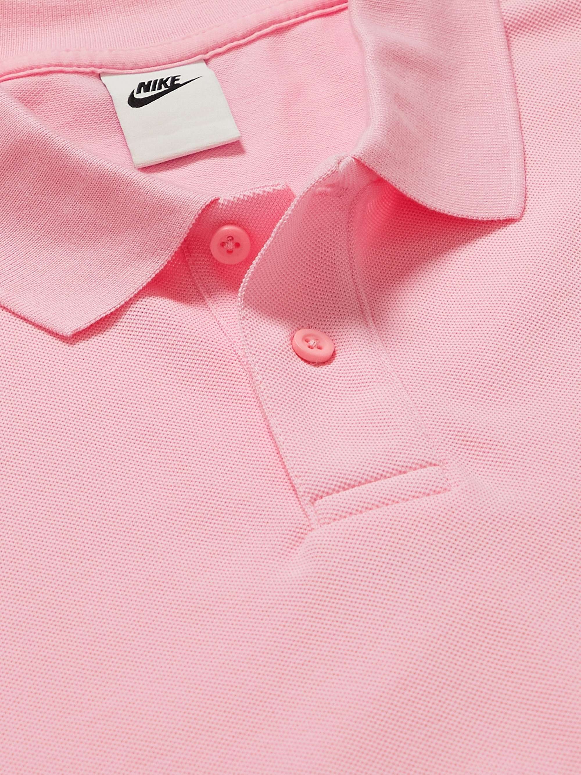 NIKE Club Logo-Embroidered Cotton-Piqué Polo Shirt