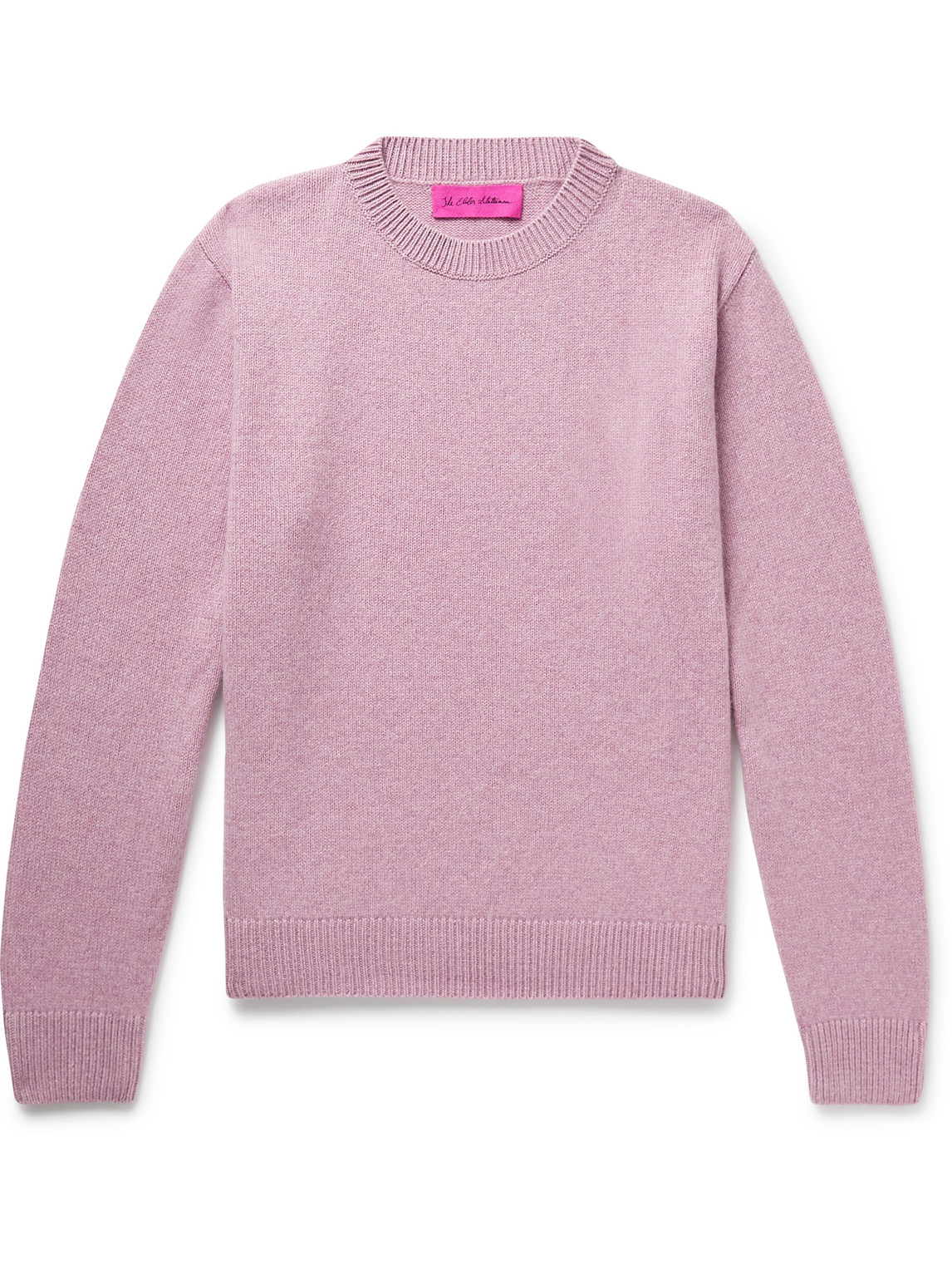 The Elder Statesman Cashmere Sweater In Pink
