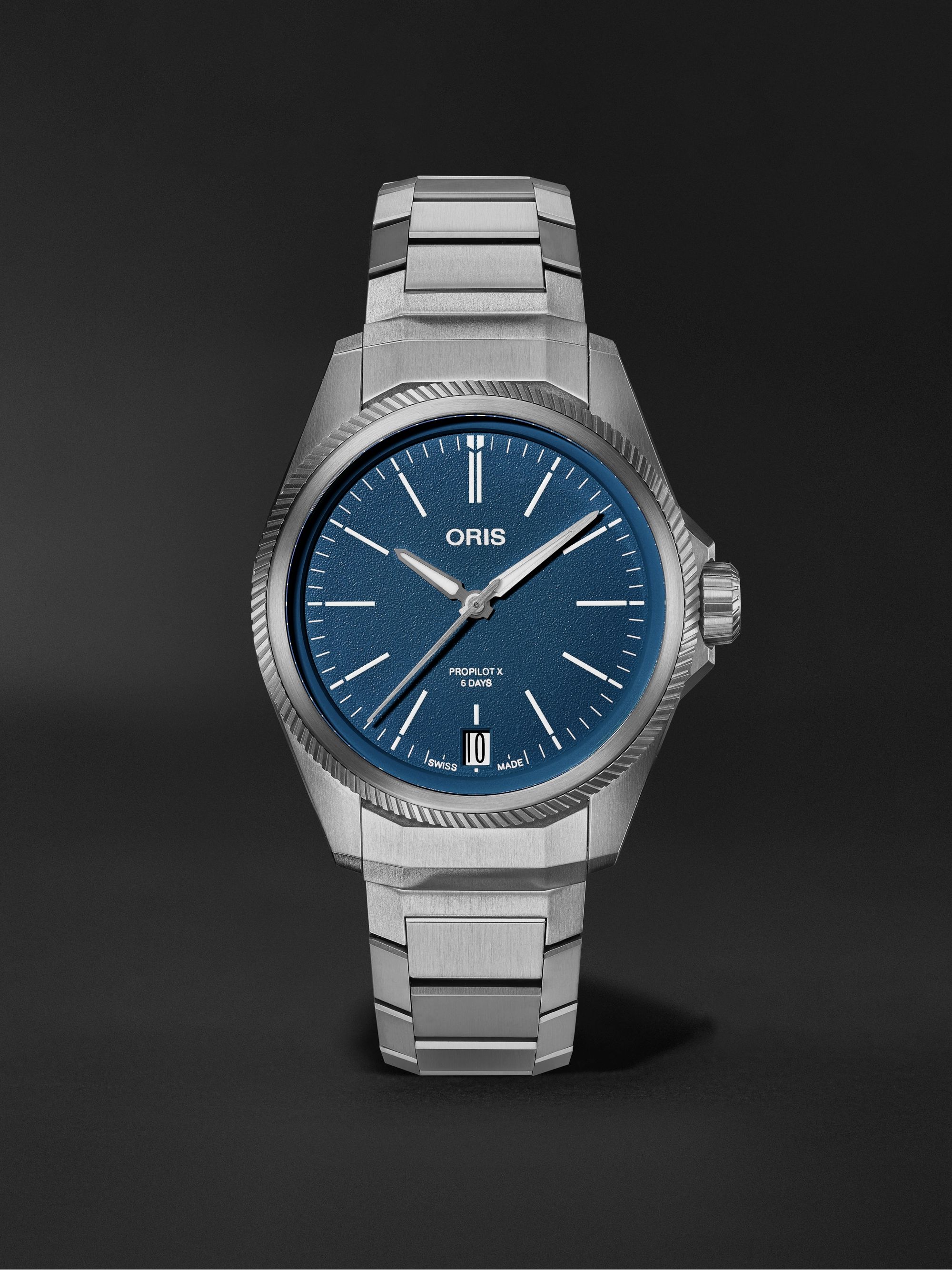 ORIS Pro Pilot PPX Automatic 39mm Titanium Watch, Ref. No. 01 400 7778 7155-07 7 20 01TLC