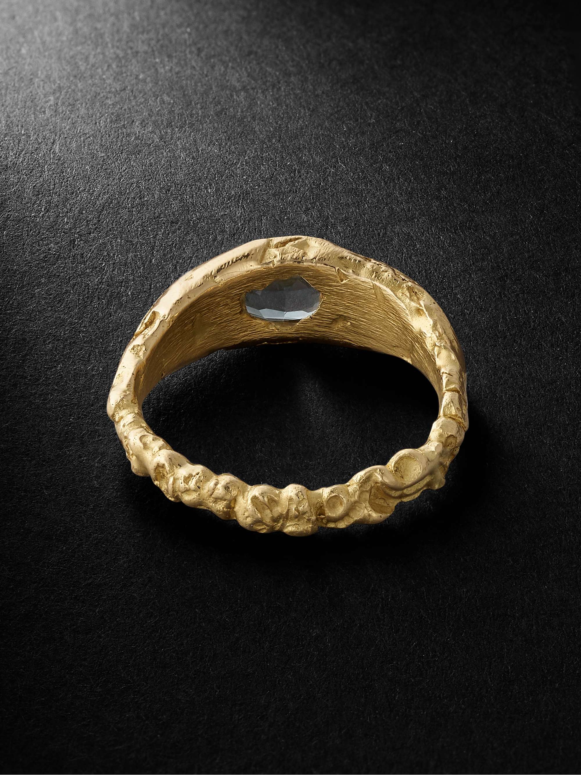 HEALERS FINE JEWELRY Recycled Gold Aquamarine Ring