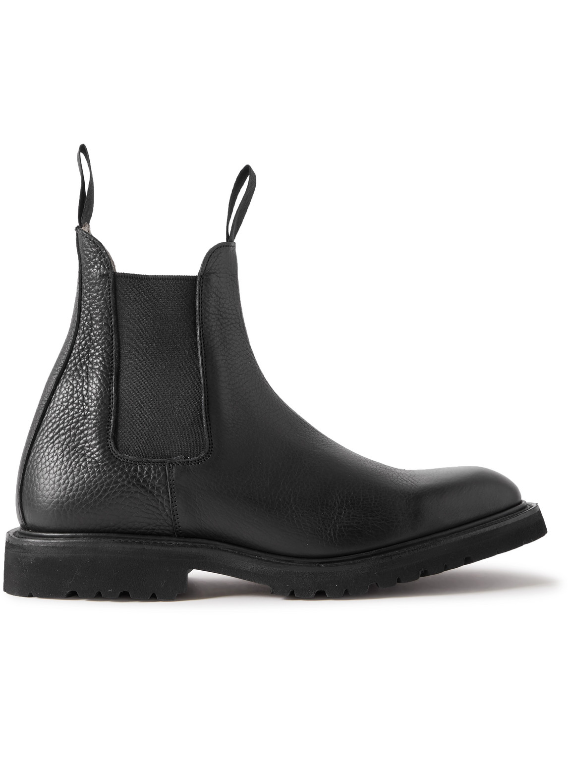 Tricker's Gigio Full-grain Leather Chelsea Boots In Black