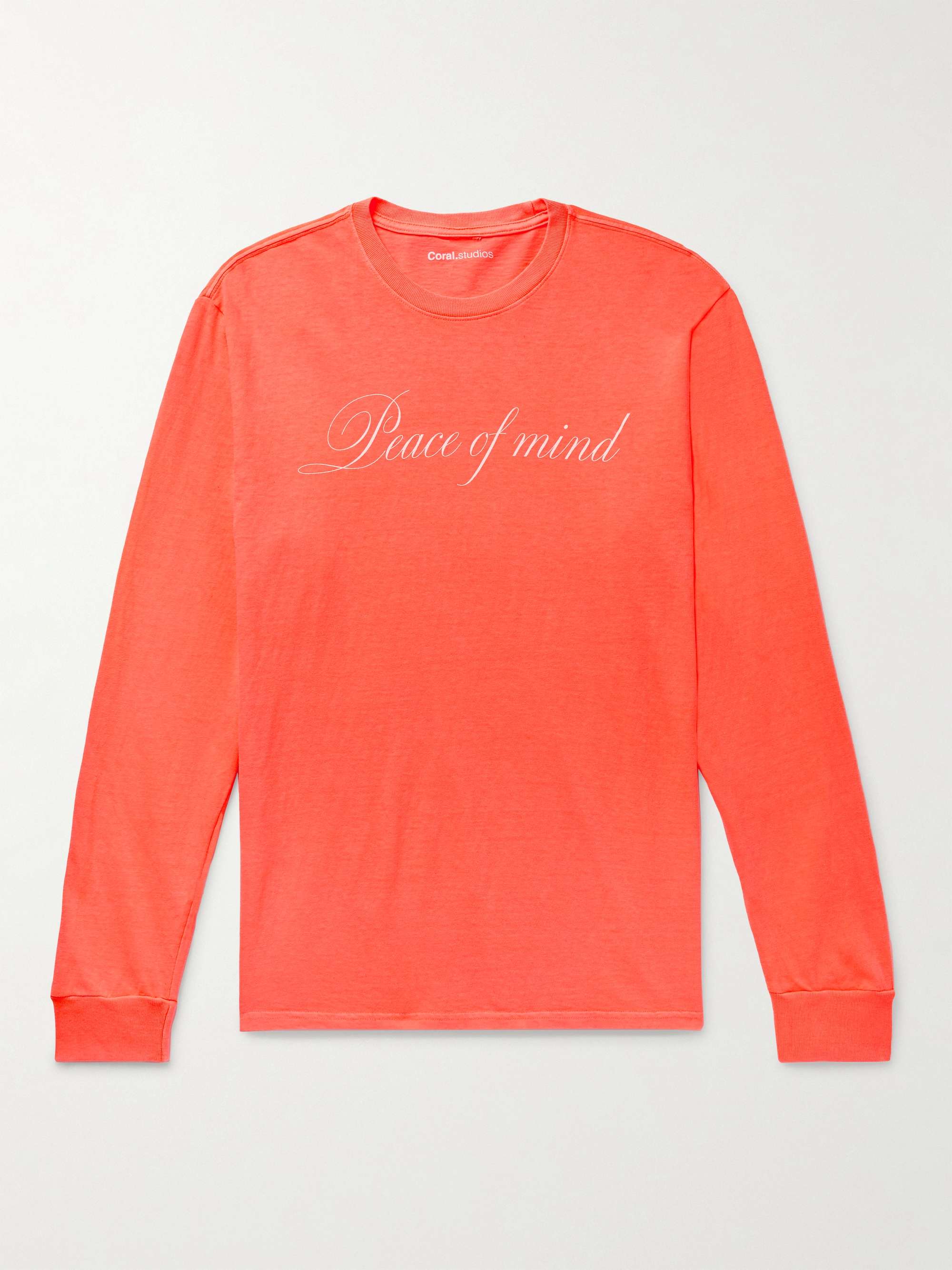 CORAL STUDIOS Printed Cotton-Jersey T-Shirt