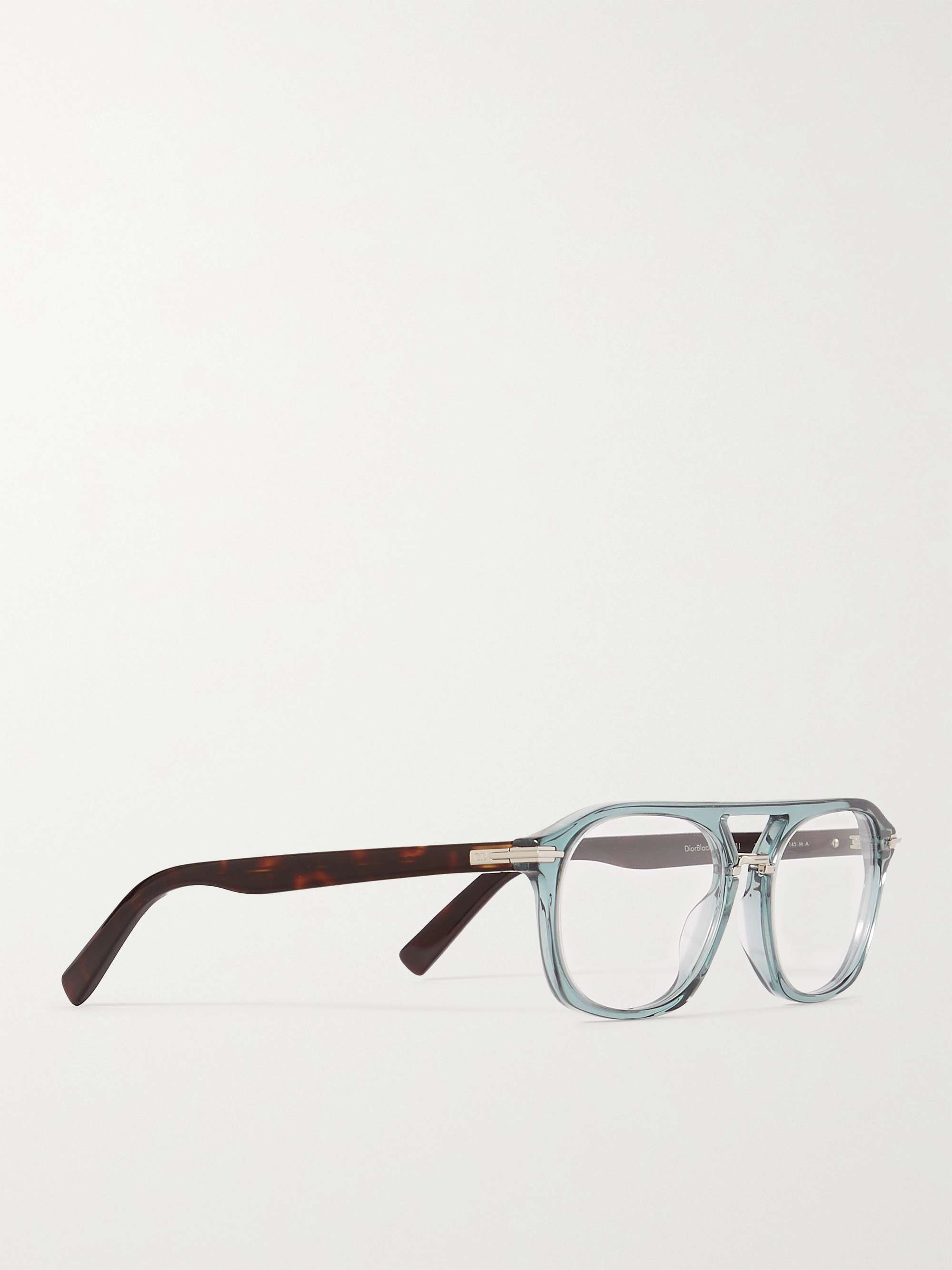 DIOR EYEWEAR DiorBlackSuitO N1I Aviator-Style Acetate Optical Glasses