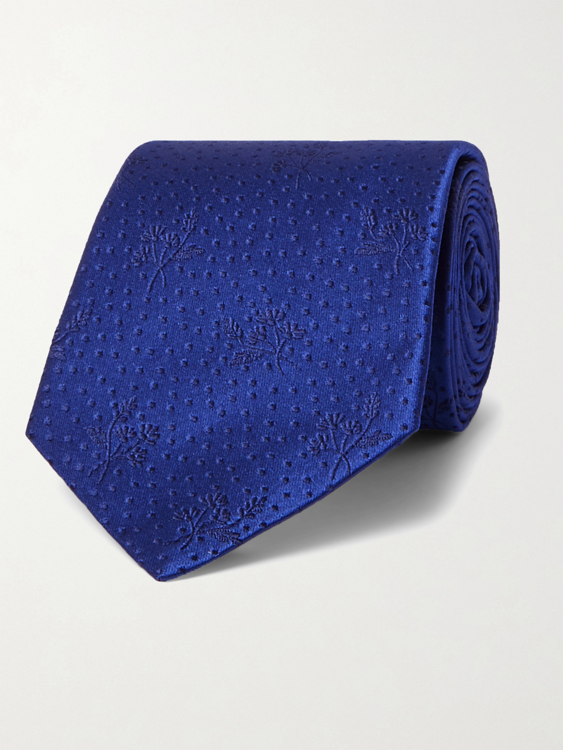 Paul Smith 10cm Silk-jacquard Tie In Blue