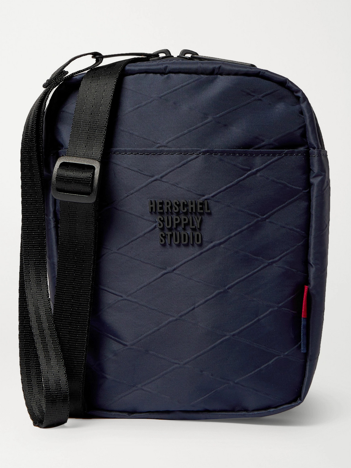 Herschel Supply Co Shell-jacquard Messenger Bag In Blue