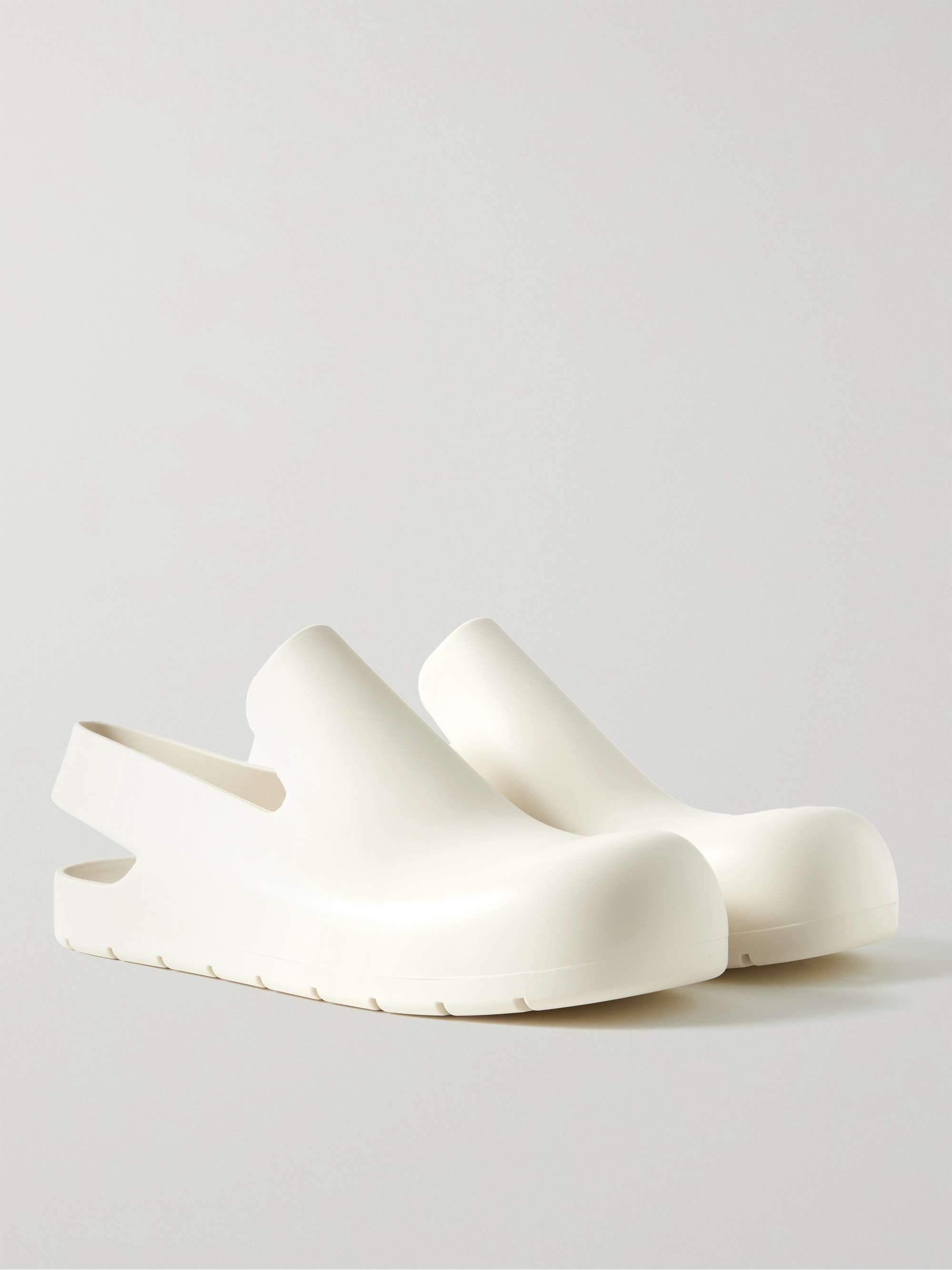 White Rubber Sandals | BOTTEGA VENETA | MR PORTER