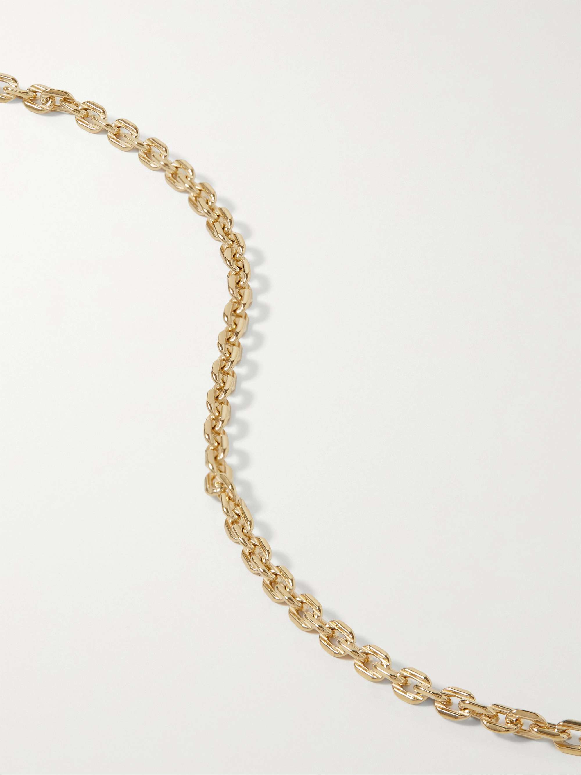 TOM WOOD Anker Gold-Plated Chain Necklace