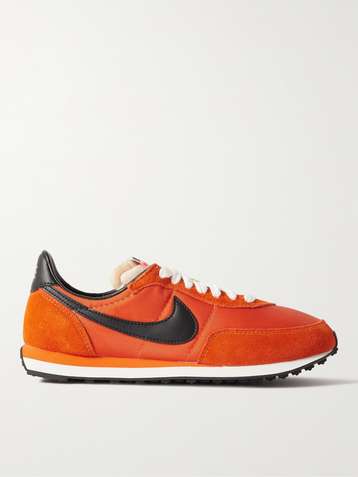 NIKE Waffle 2 SP Leather and Suede-Trimmed Nylon Sneakers