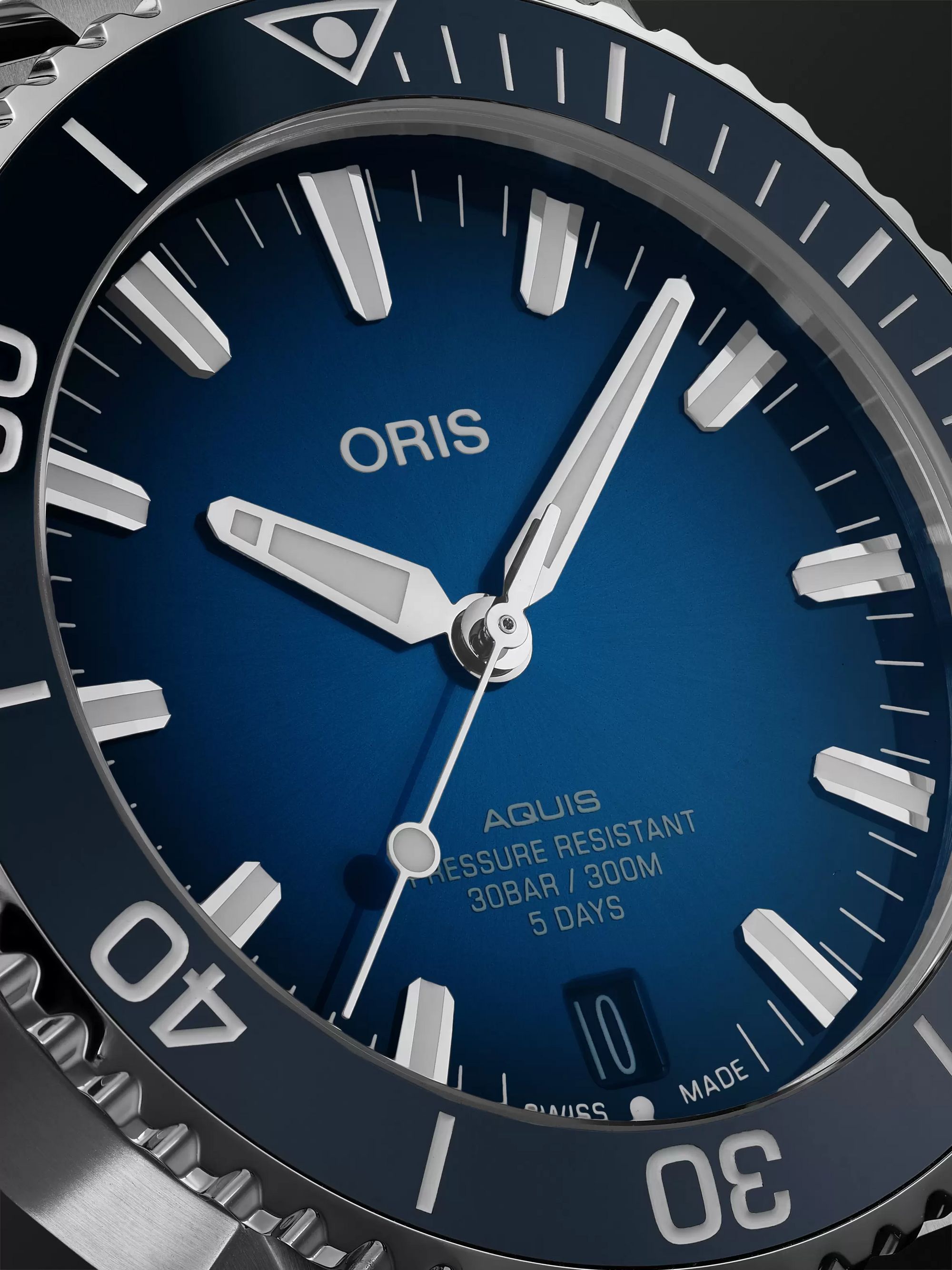 ORIS Aquis Date Calibre 400 Automatic 43.5mm Stainless Steel Watch, Ref. No. 01 400 7763 4135-07 8 24 09PEB