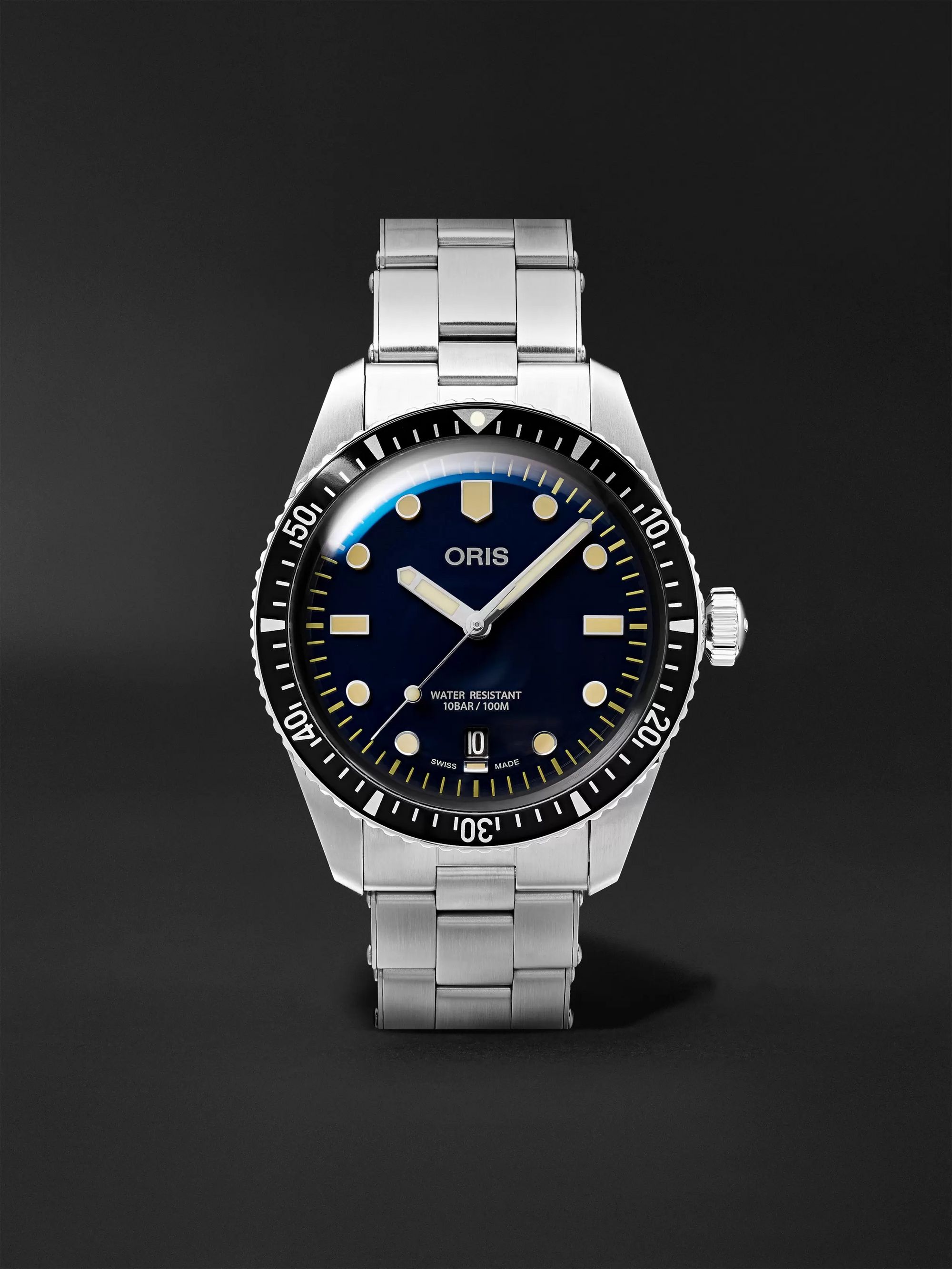 ORIS Divers Sixty-Five Automatic 40mm Stainless Steel Watch, Ref. No. 01 733 7707 4055-07 8 20 18