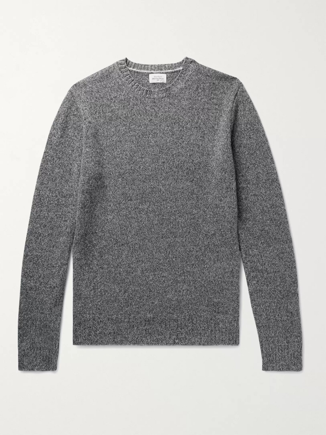 Hartford Shetland Wool-blend Sweater In Gray