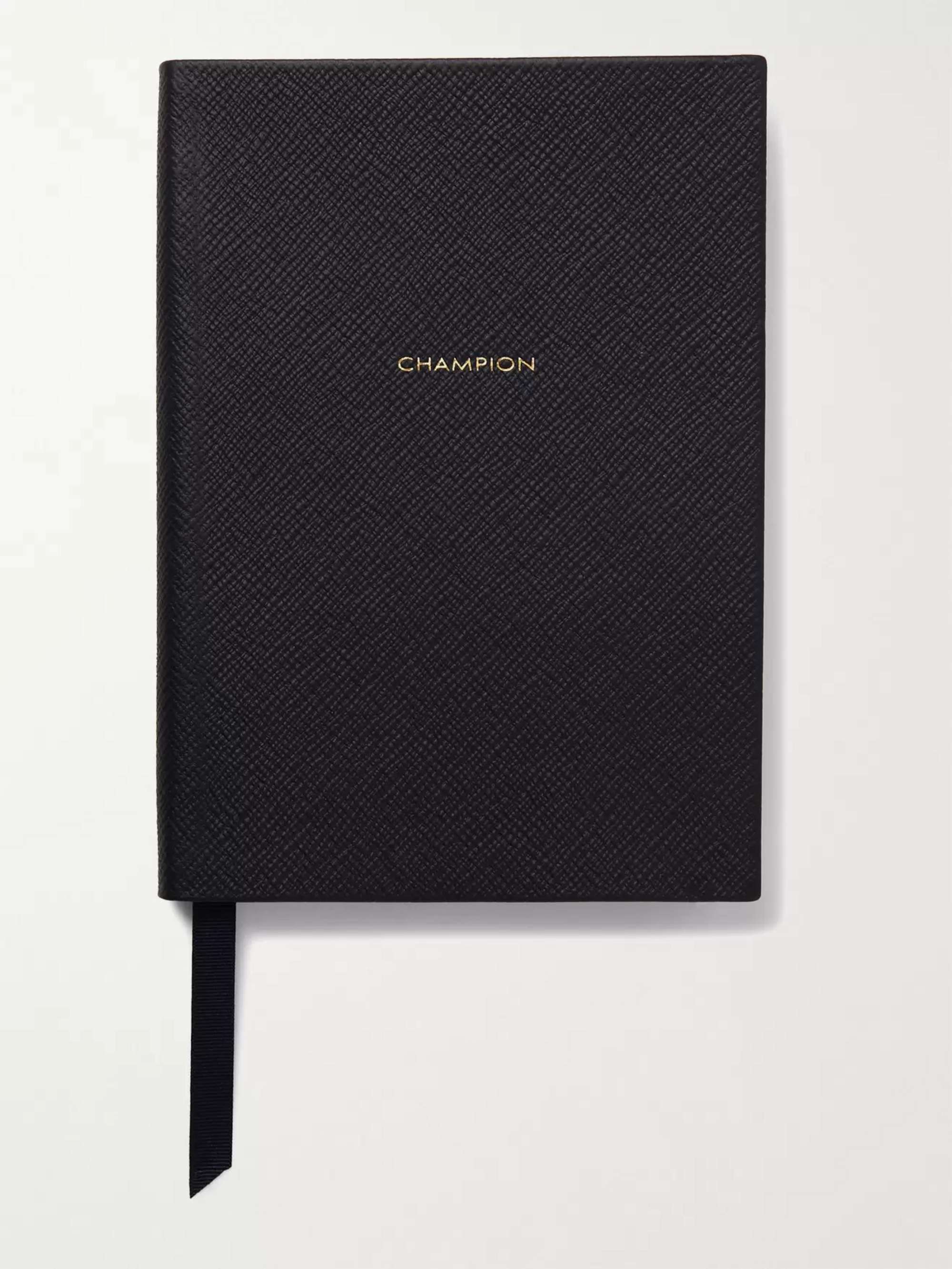 SMYTHSON Champion Soho Cross-Grain Leather Notebook