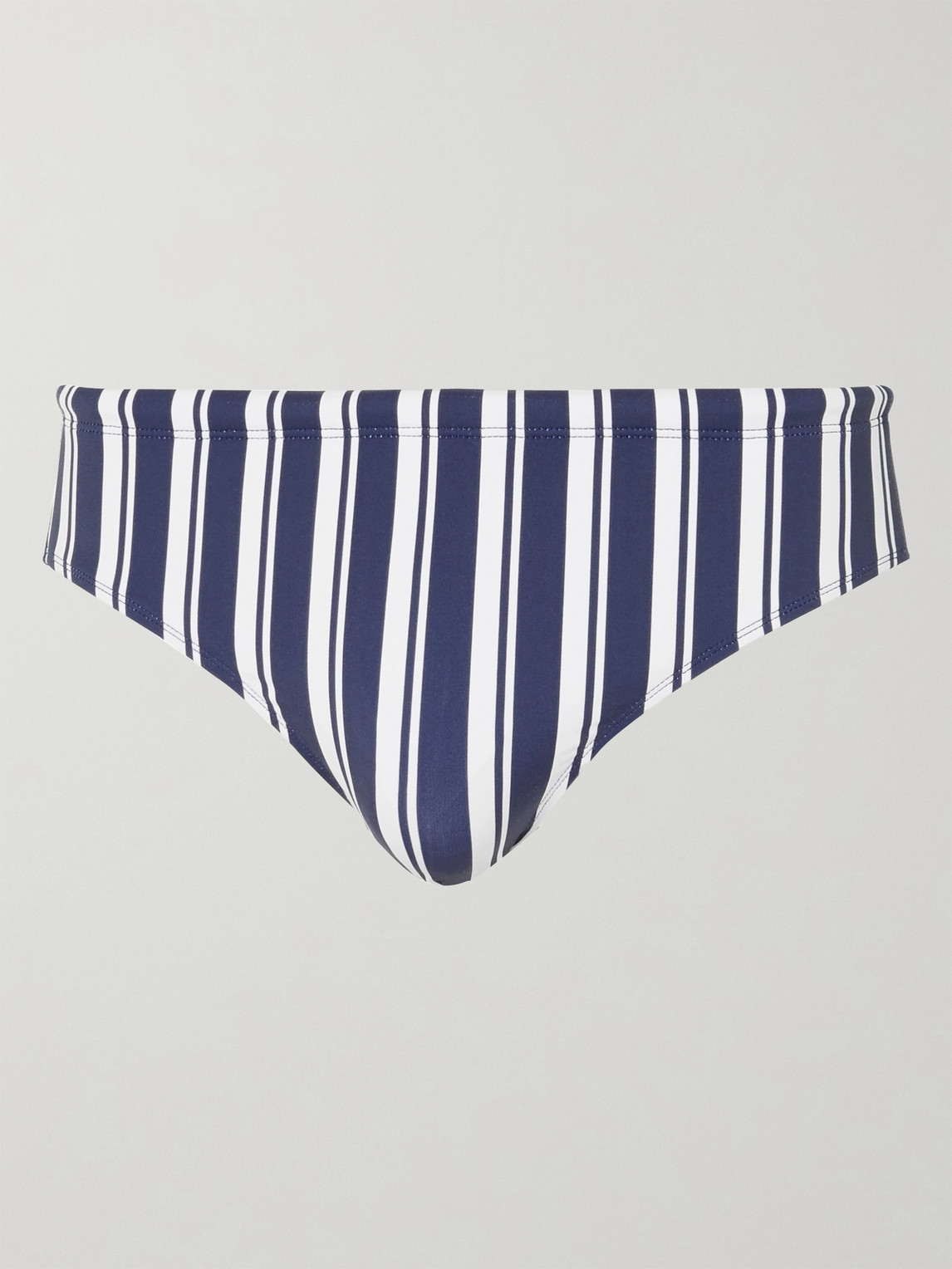 Orlebar Brown Dachshund Striped Swim Briefs In Blue