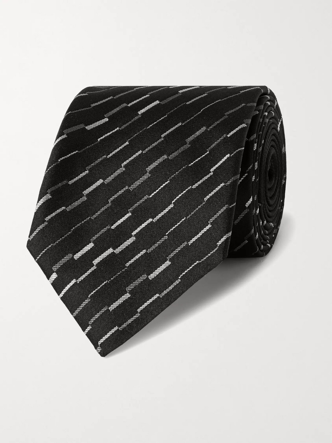 Missoni 7cm Silk-jacquard Tie In Black