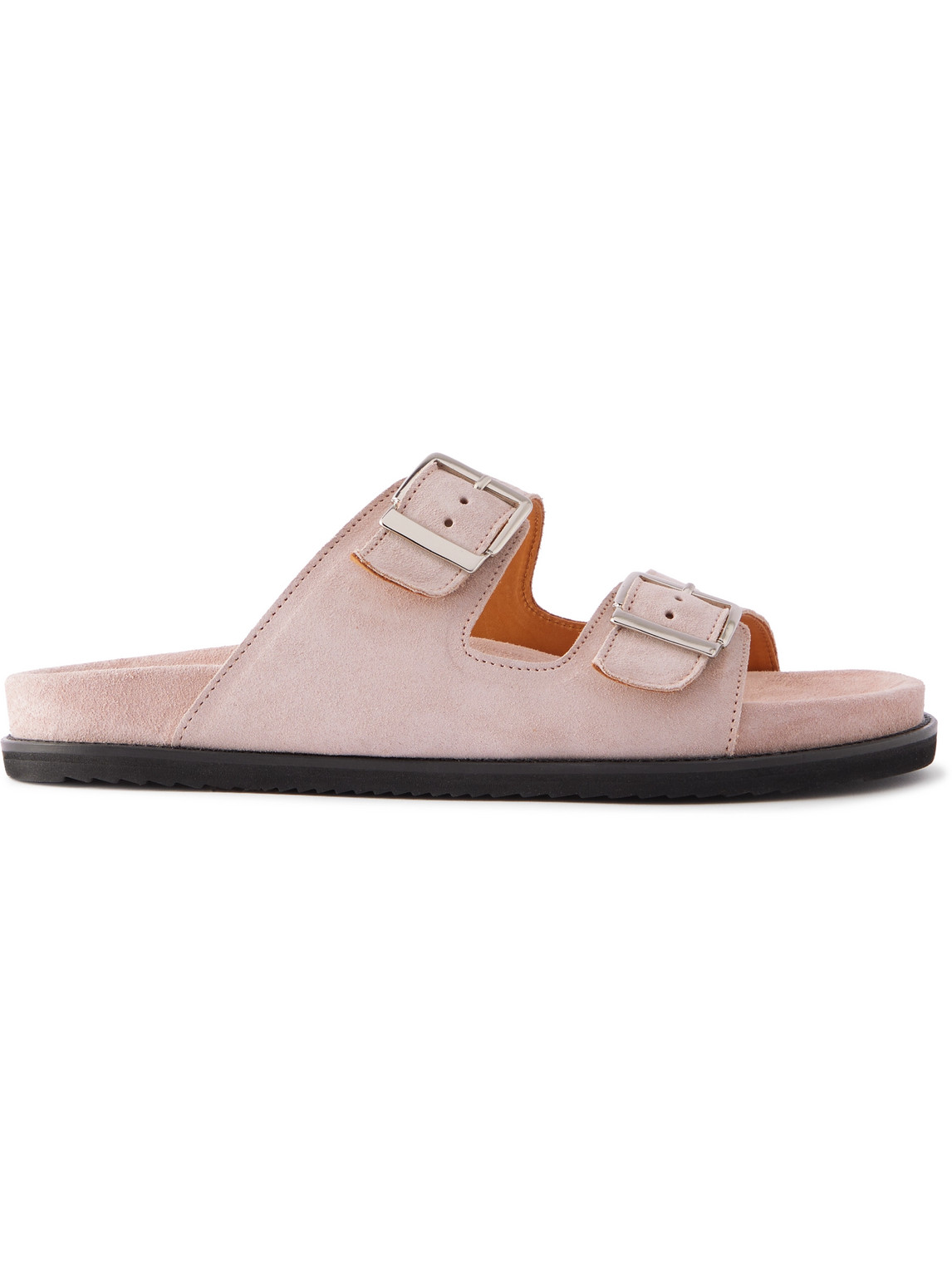 Mr P David Regenerated Suede By Evolo® Sandals In Pink