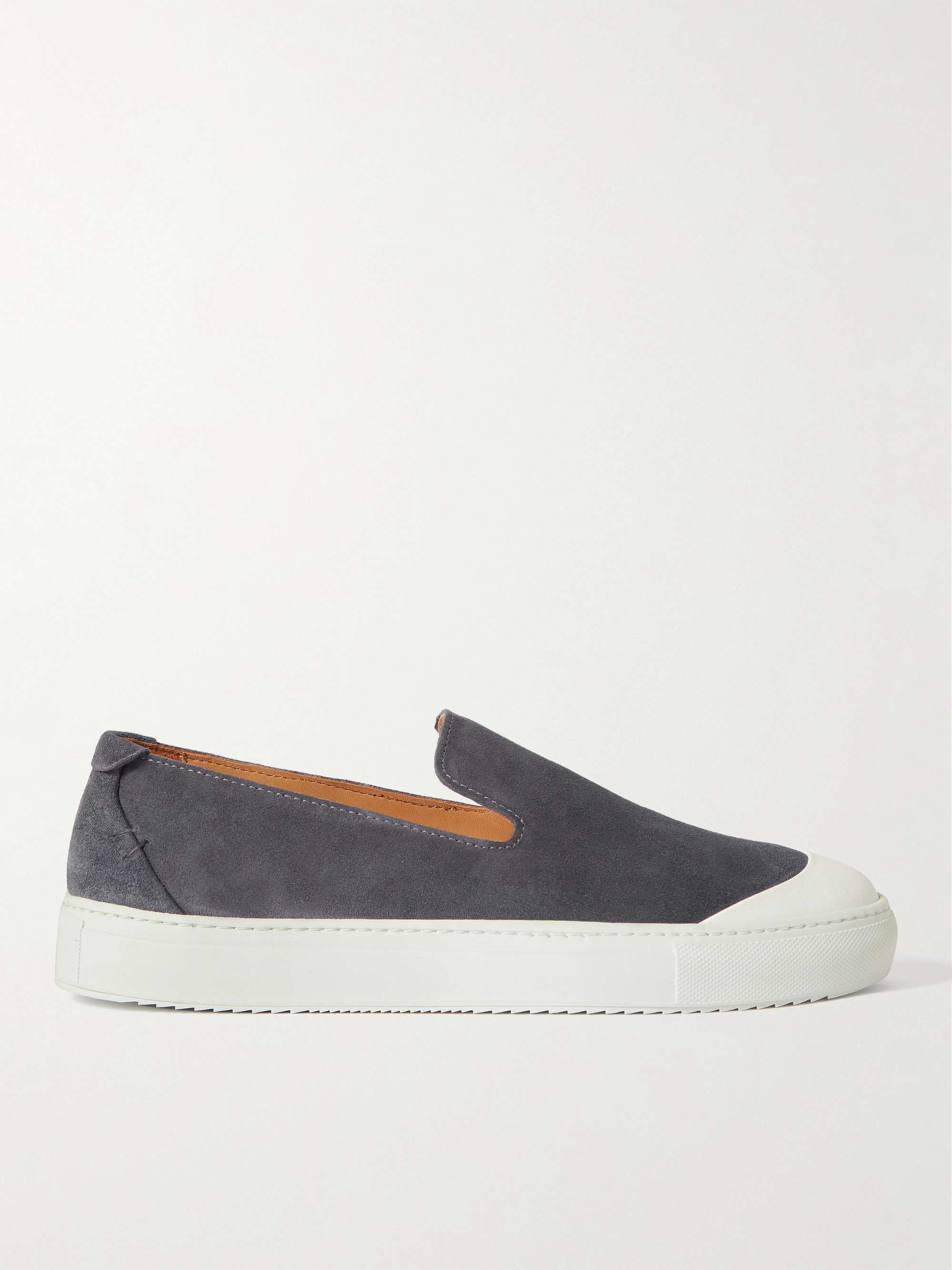 MR P. Larry Regenerated Suede by evolo® Slip-On Sneakers