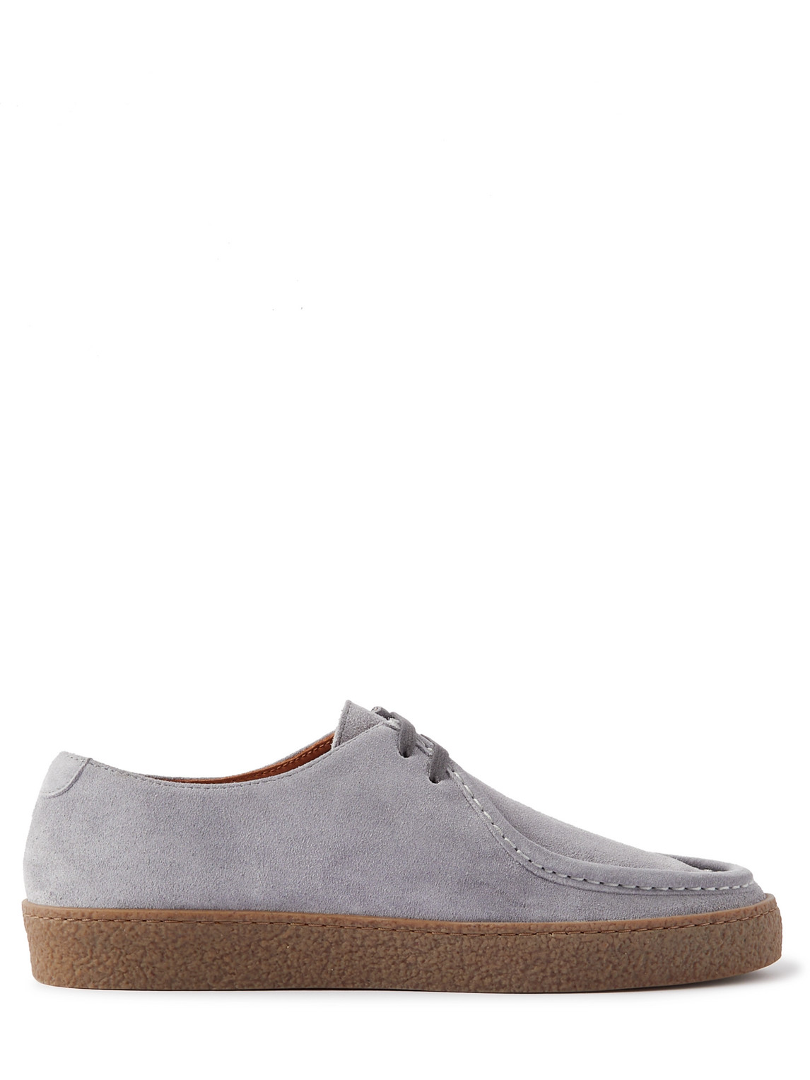 Mr P Larry Regenerated Suede By Evolo® Derby Shoes In Blue