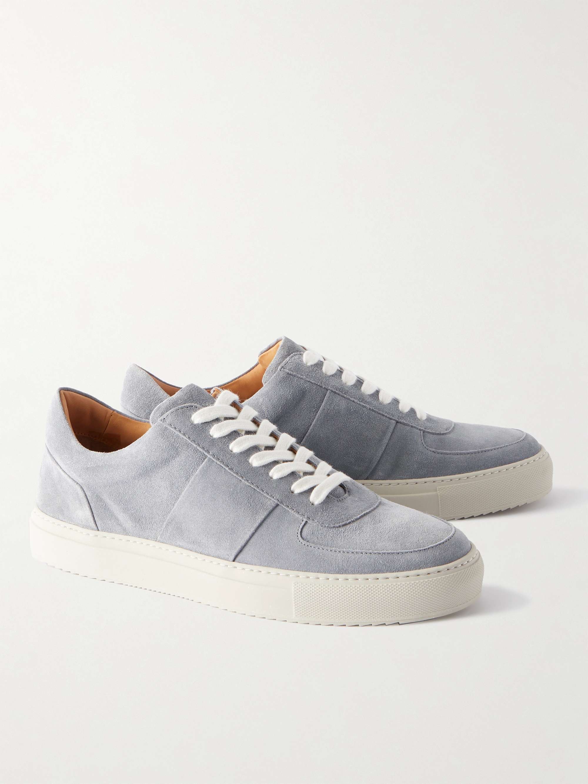 MR P. Larry Suede and Leather Sneakers