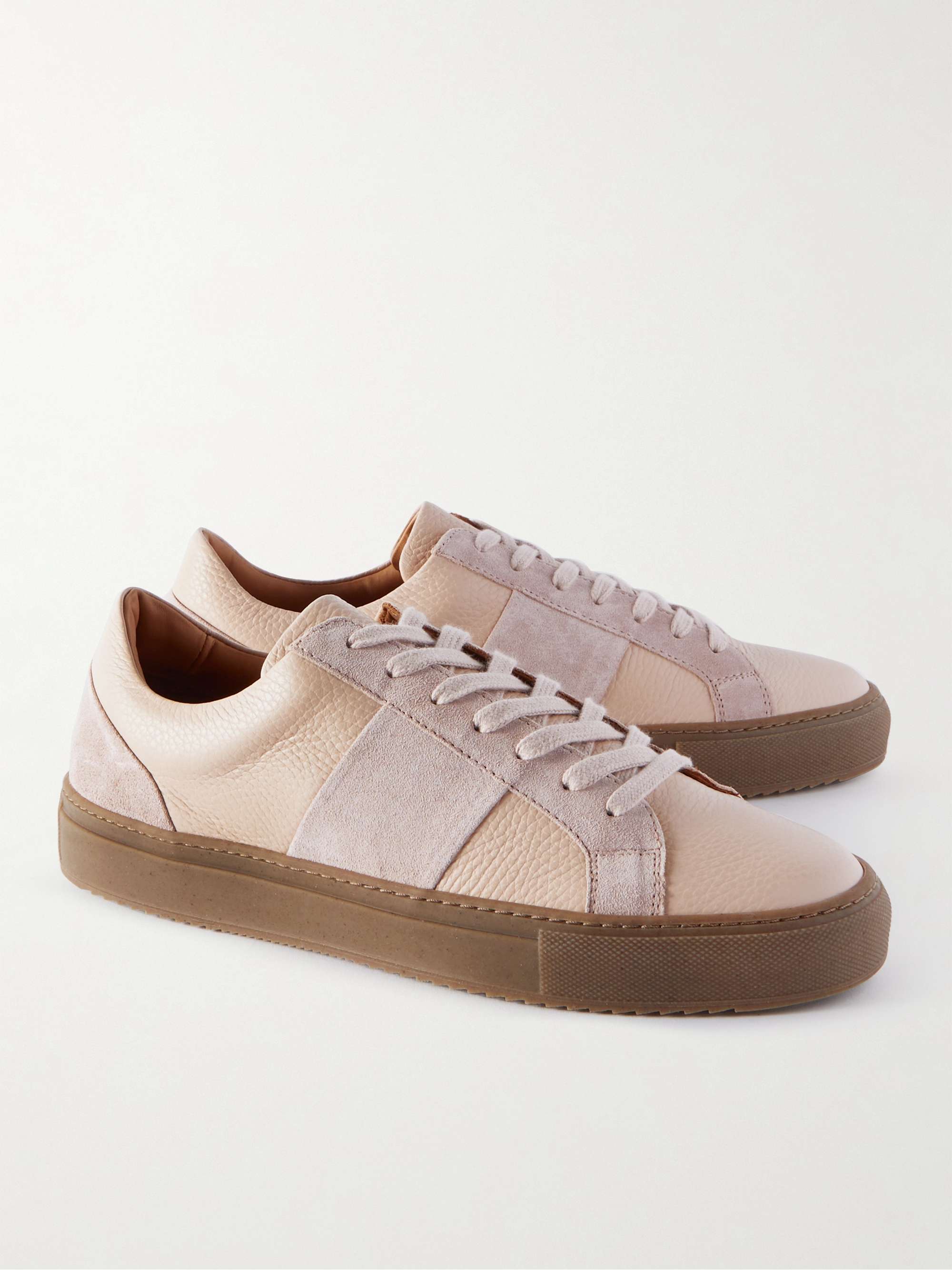 MR P. Larry Regenerated Suede by evolo® and Full-Grain Leather Sneakers