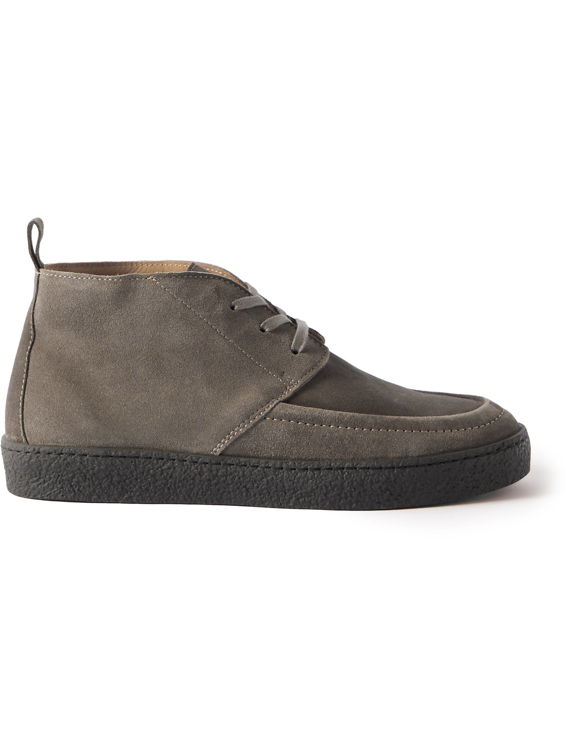 Mr P Larry Regenerated Suede By Evolo® Chukka Boots In Gray