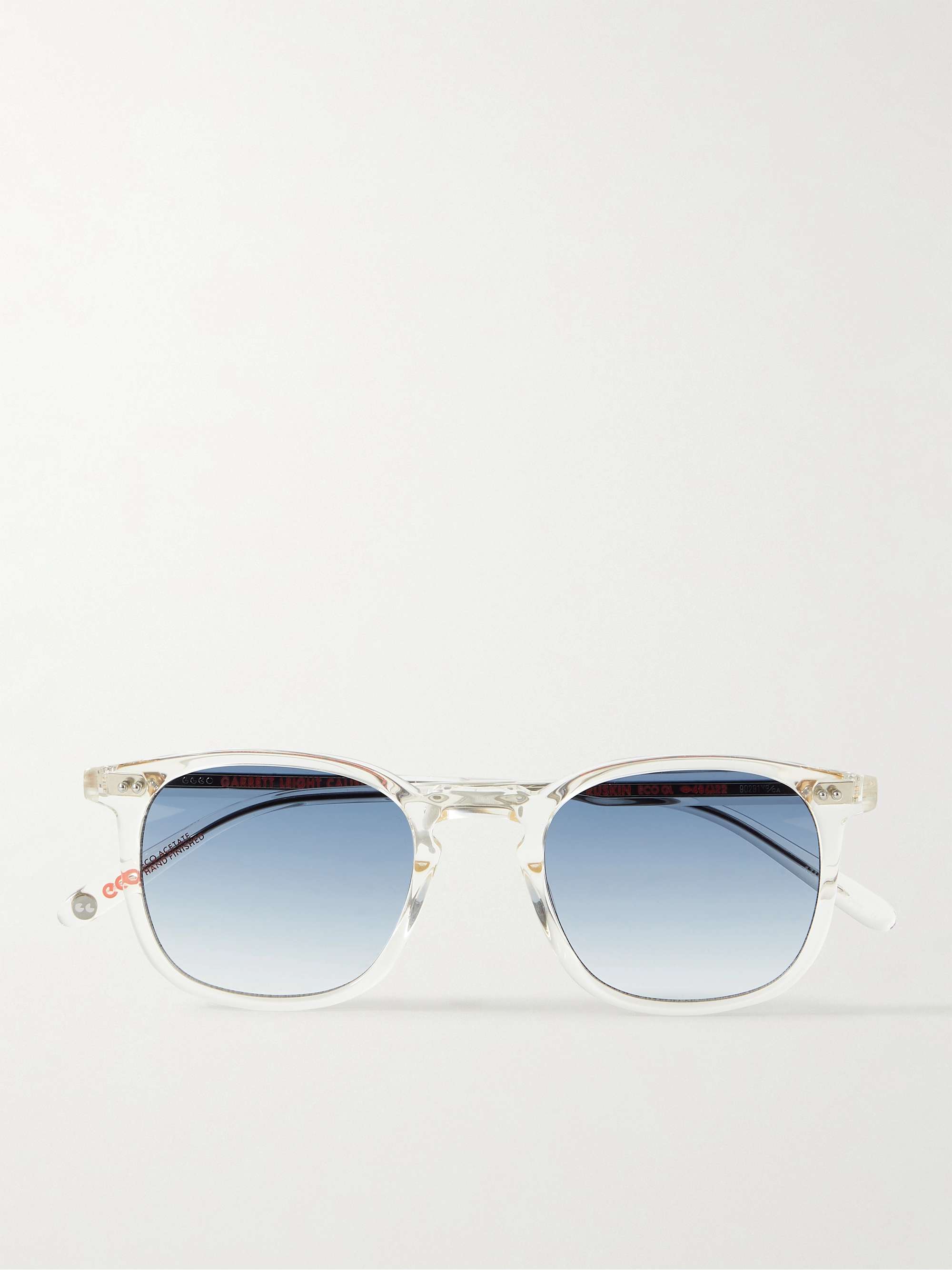 GARRETT LEIGHT CALIFORNIA OPTICAL Ruskin 48 D-Frame Acetate Sunglasses