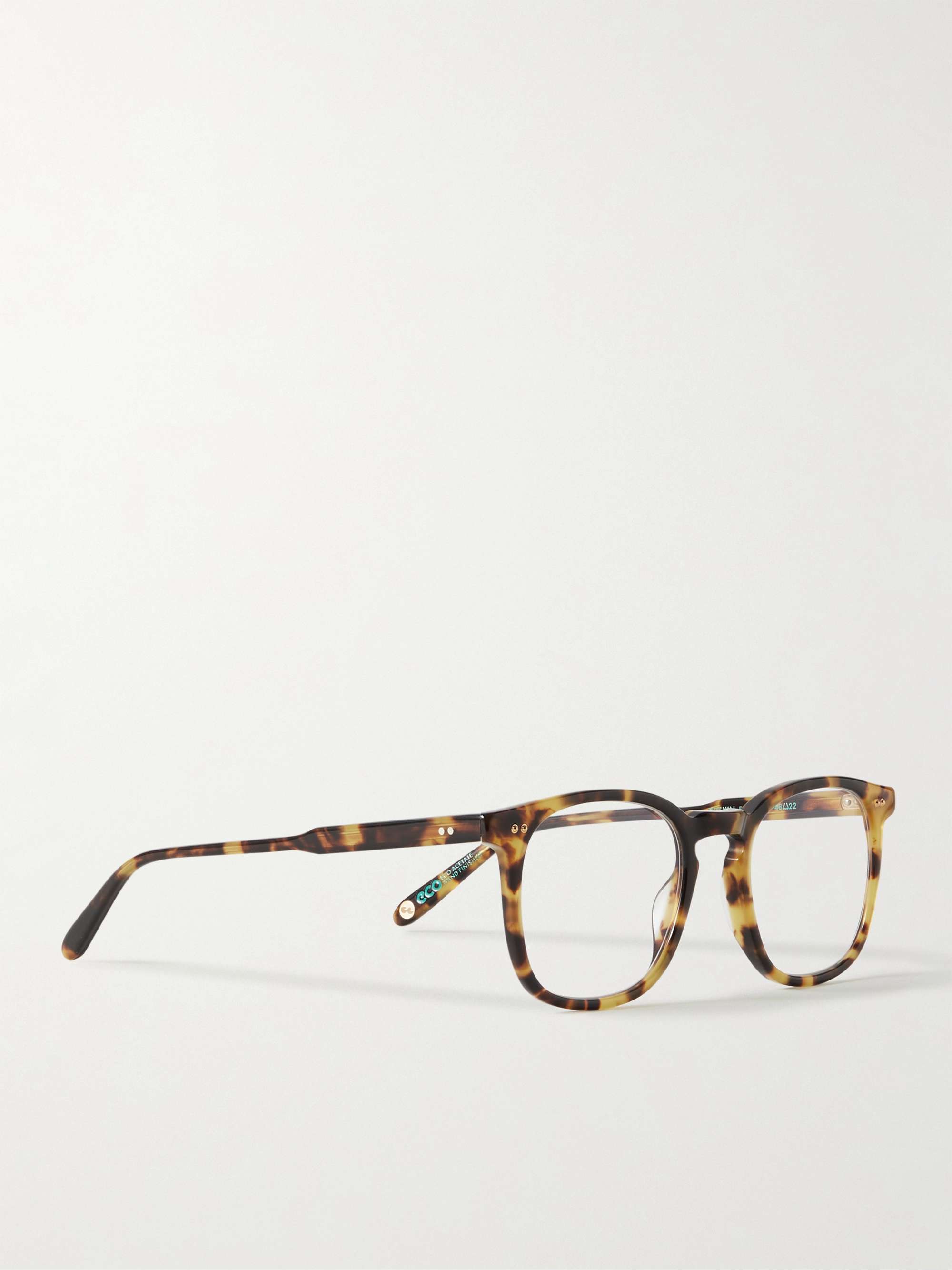 GARRETT LEIGHT CALIFORNIA OPTICAL Ruskin 48 D-Frame Tortoiseshell Acetate Optical Glasses