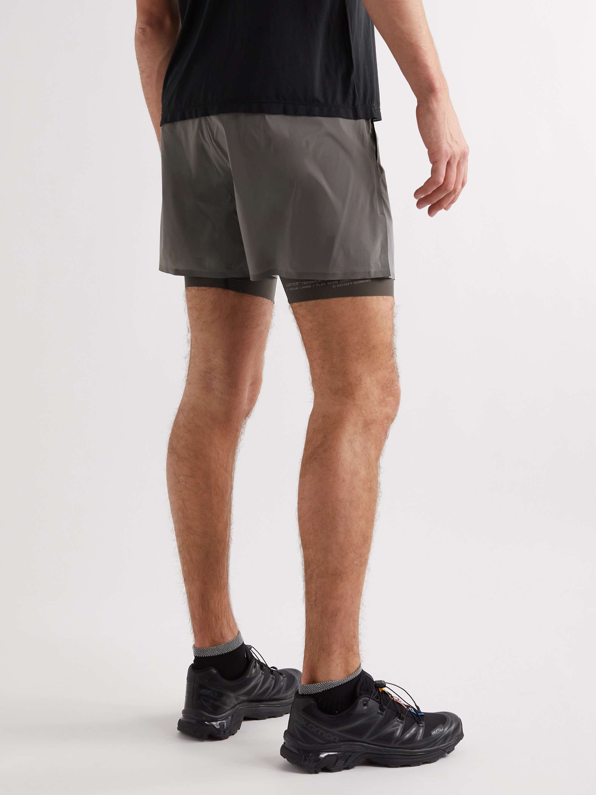 SATISFY Straight-Leg Layered TechSilk™ Shell and Justice™ Shorts