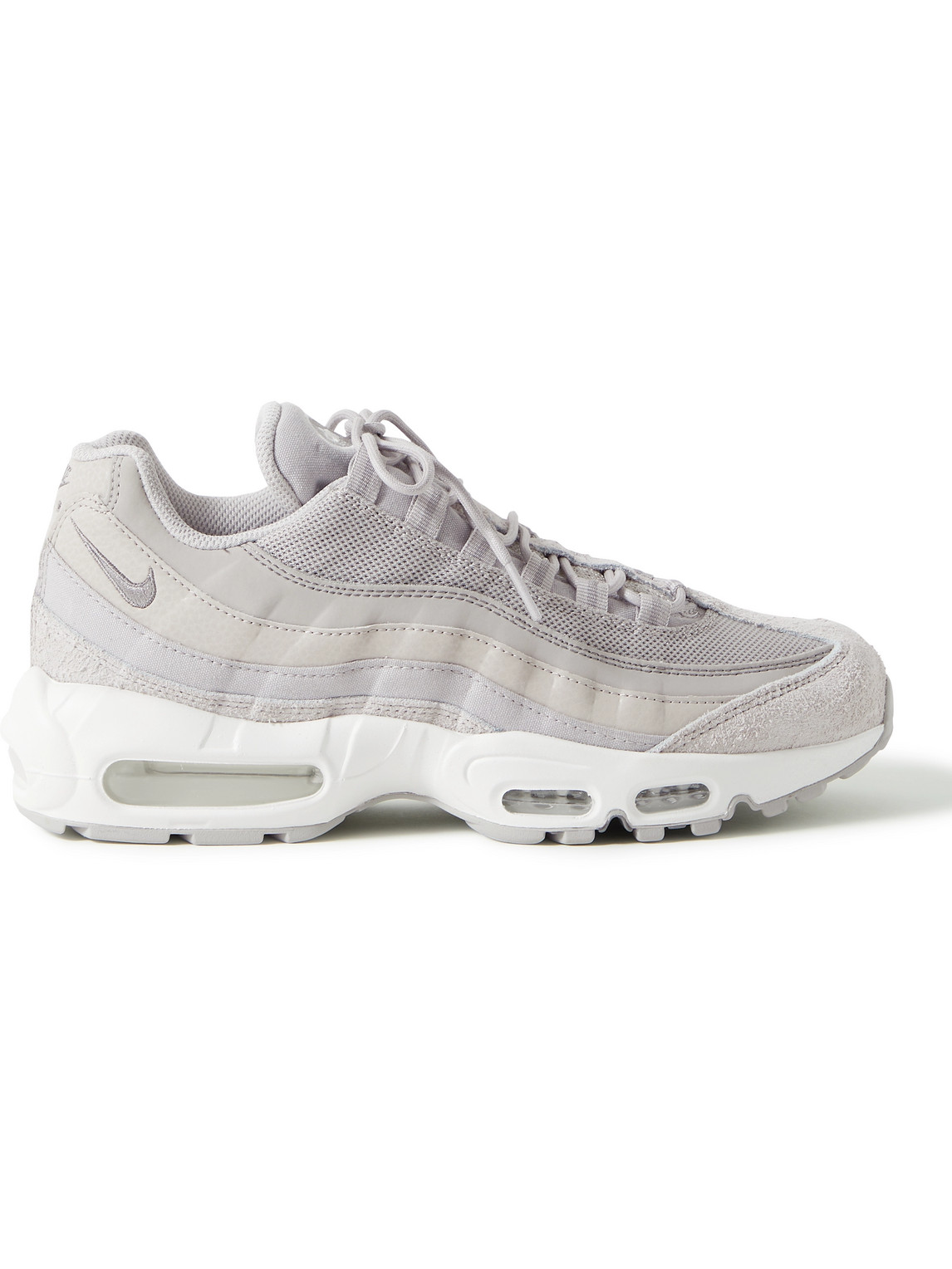 Nike - Air Max 95 Panelled Canvas, Leather, Suede And Mesh 