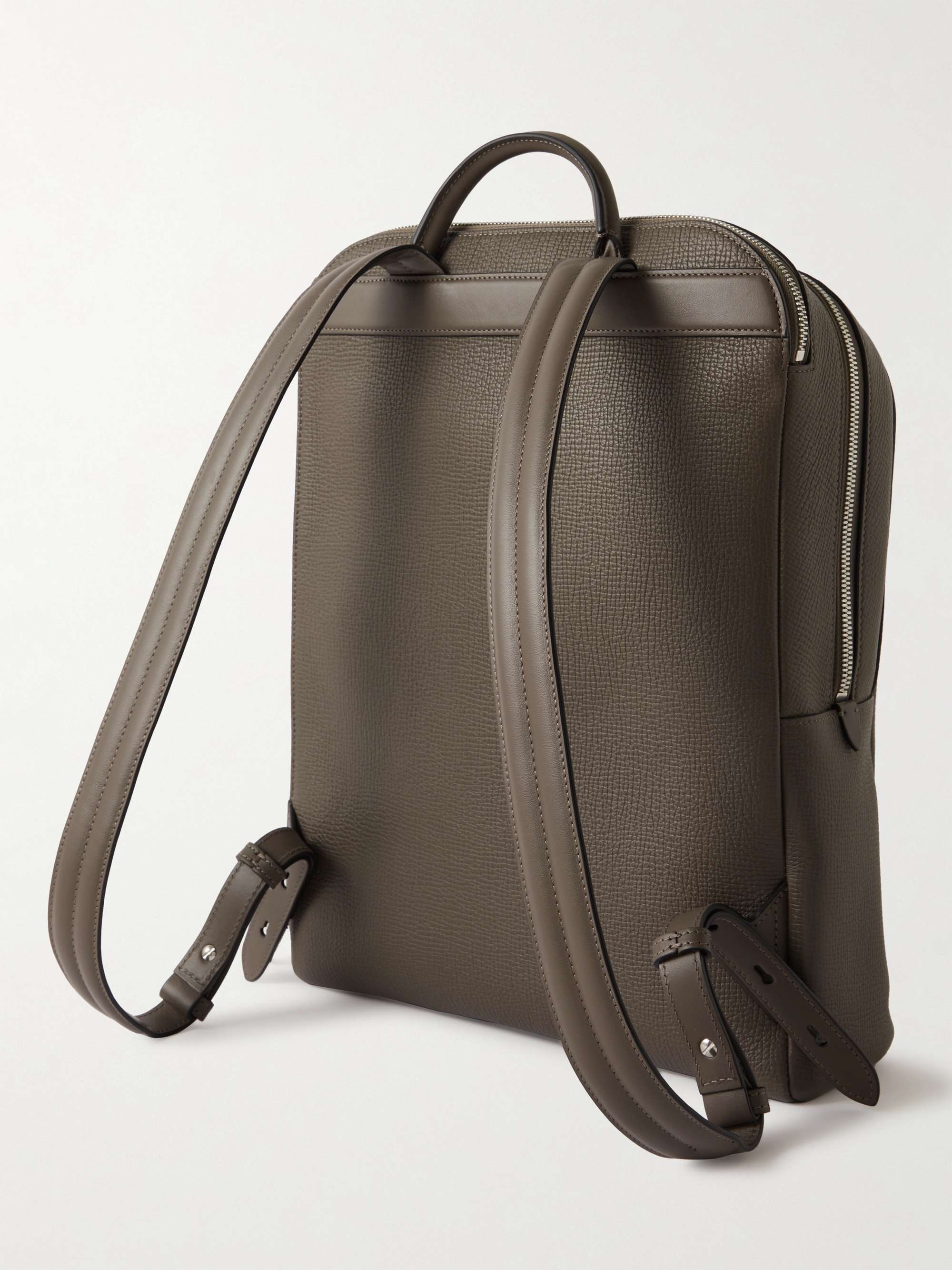 SMYTHSON Pebble-Grain Leather Backpack