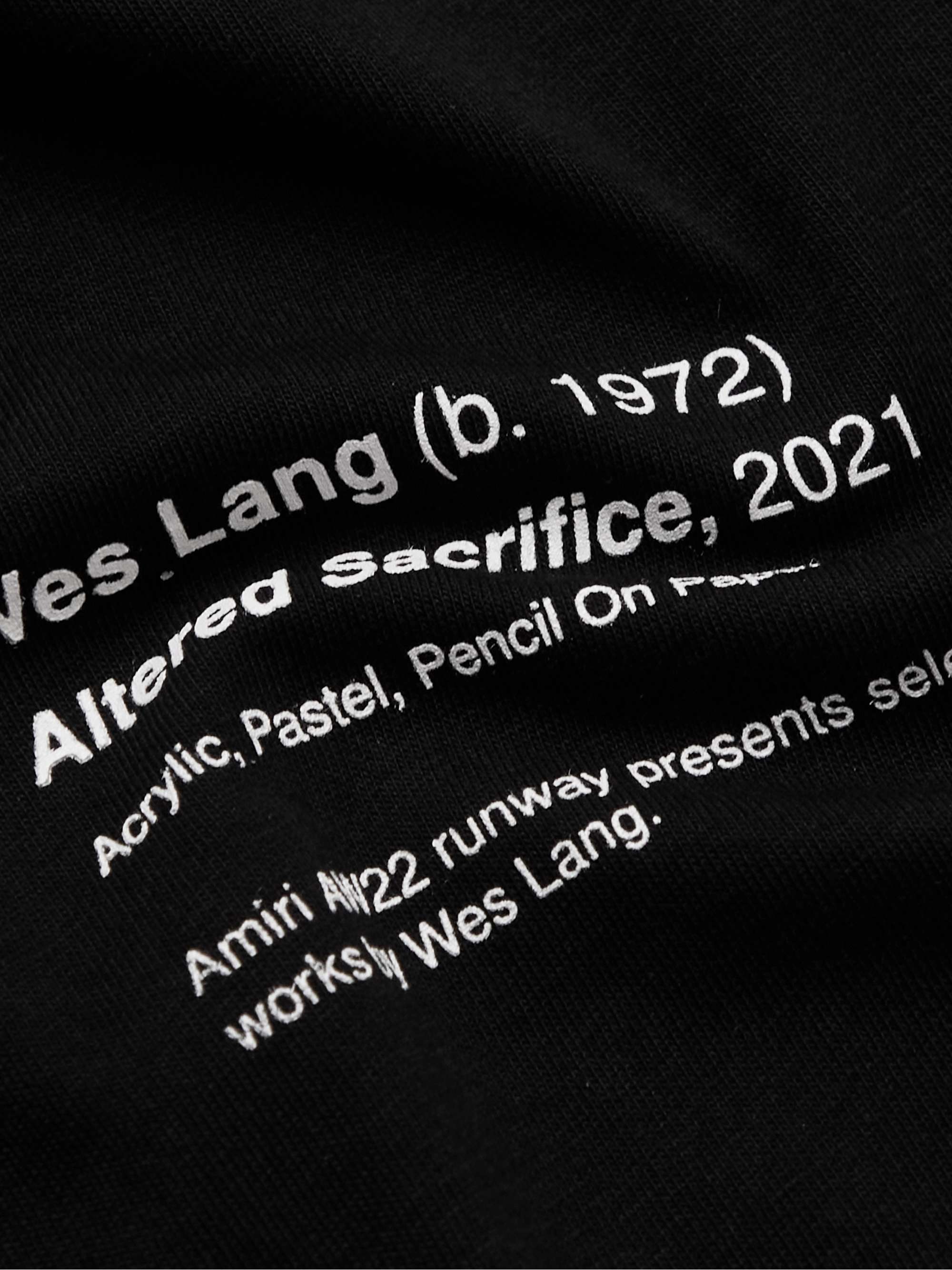 AMIRI + Wes Lang Printed Cotton-Jersey T-Shirt