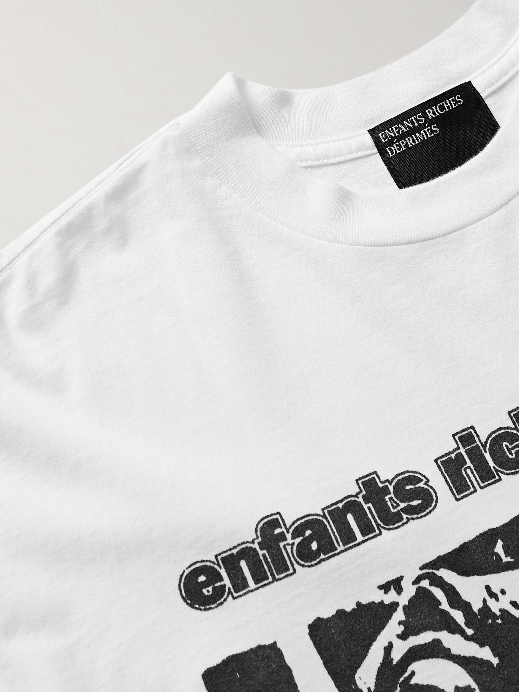 ENFANTS RICHES DÉPRIMÉS Logo-Print Cotton-Jersey Shirt