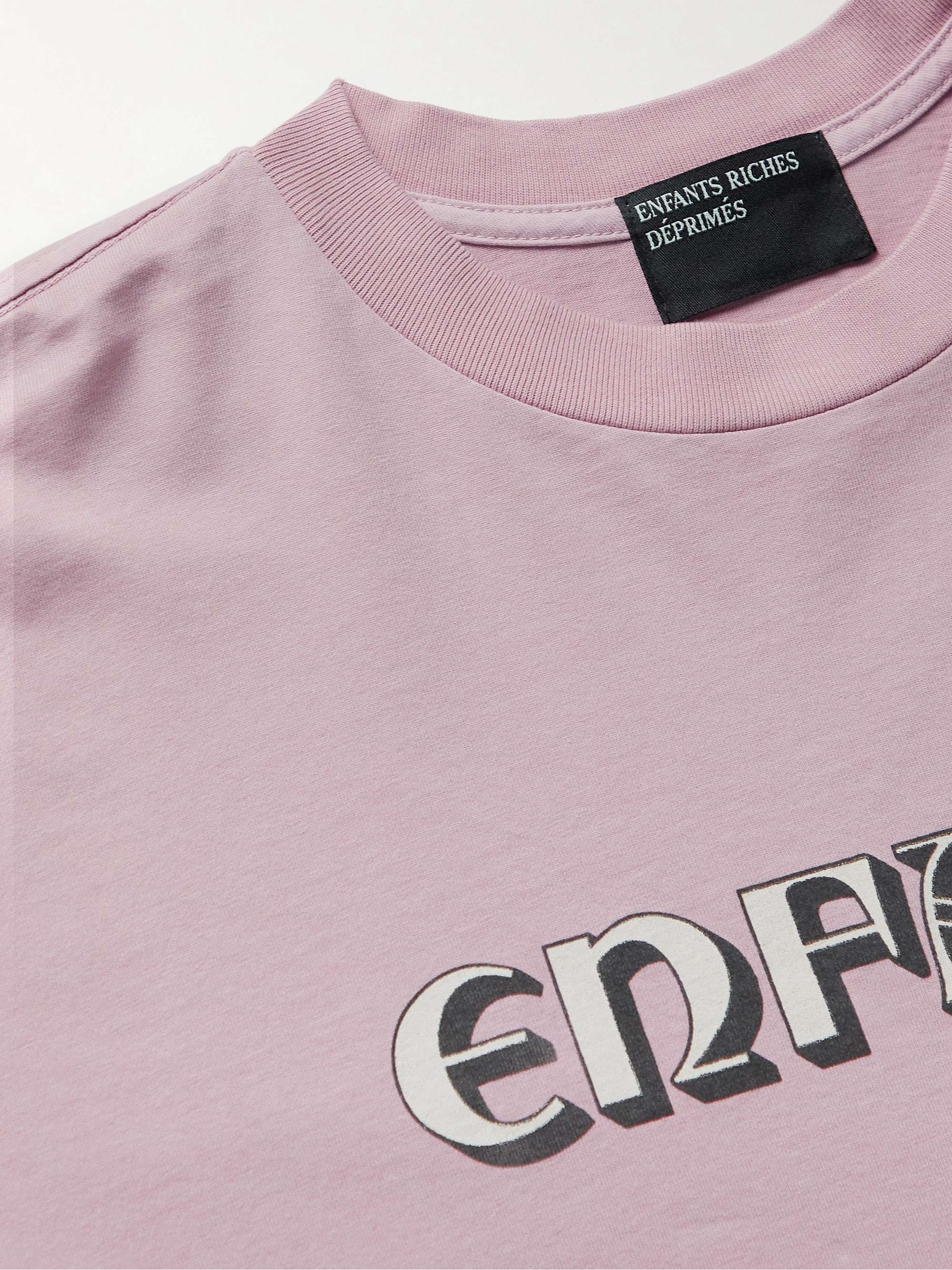 ENFANTS RICHES DÉPRIMÉS Logo-Print Cotton-Jersey T-Shirt