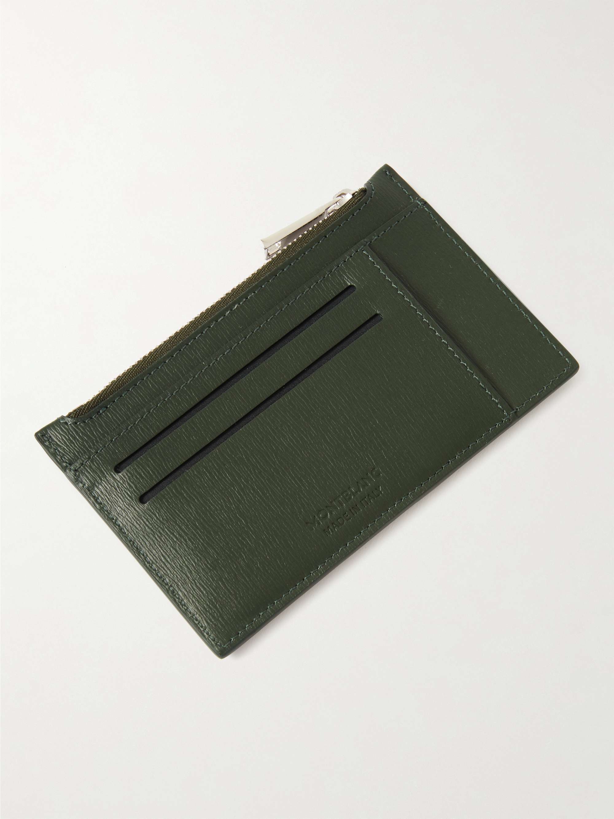 MONTBLANC Meisterstück 4810 Textured-Leather Zipped Cardholder