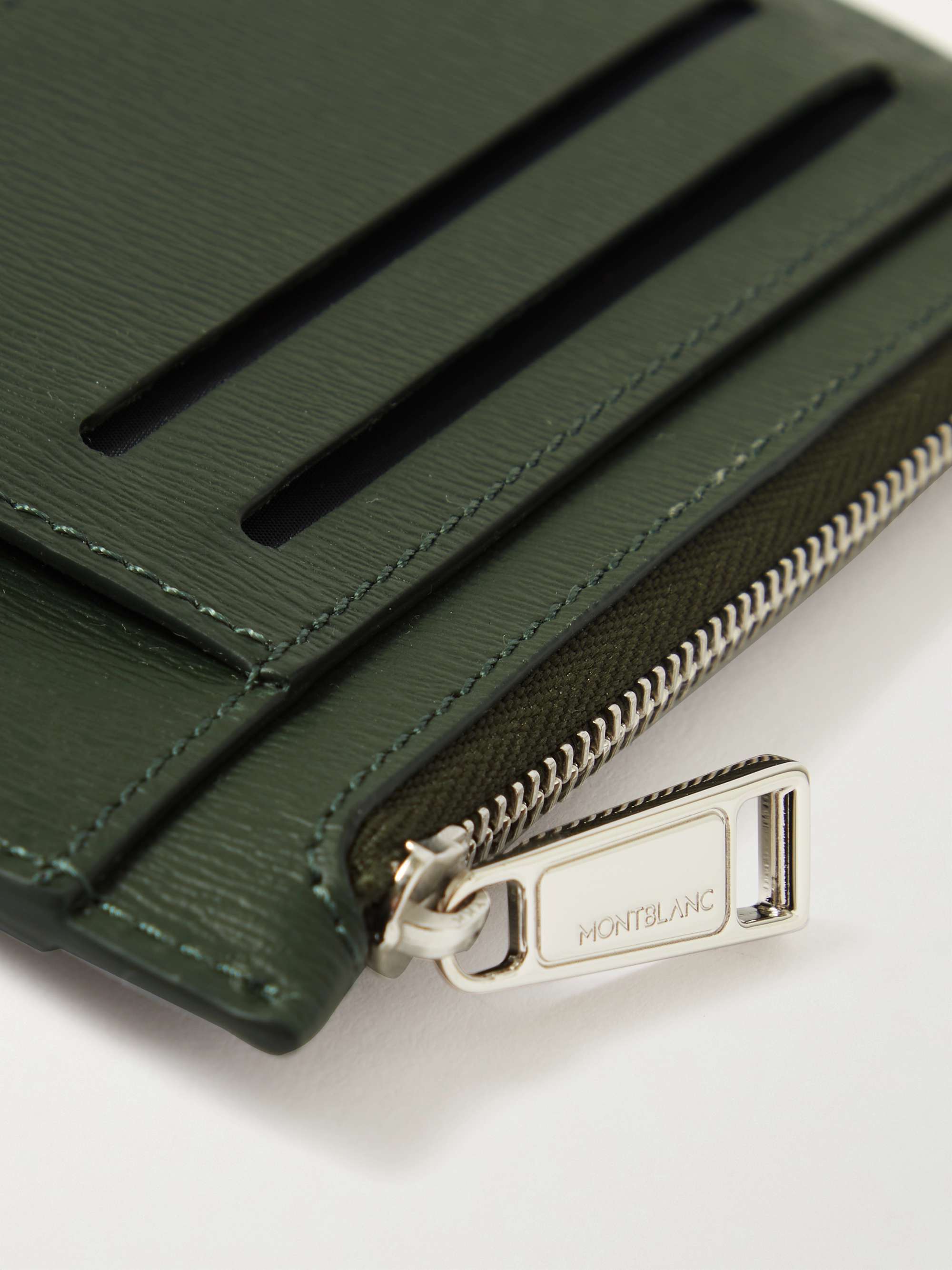 MONTBLANC Meisterstück 4810 Textured-Leather Zipped Cardholder