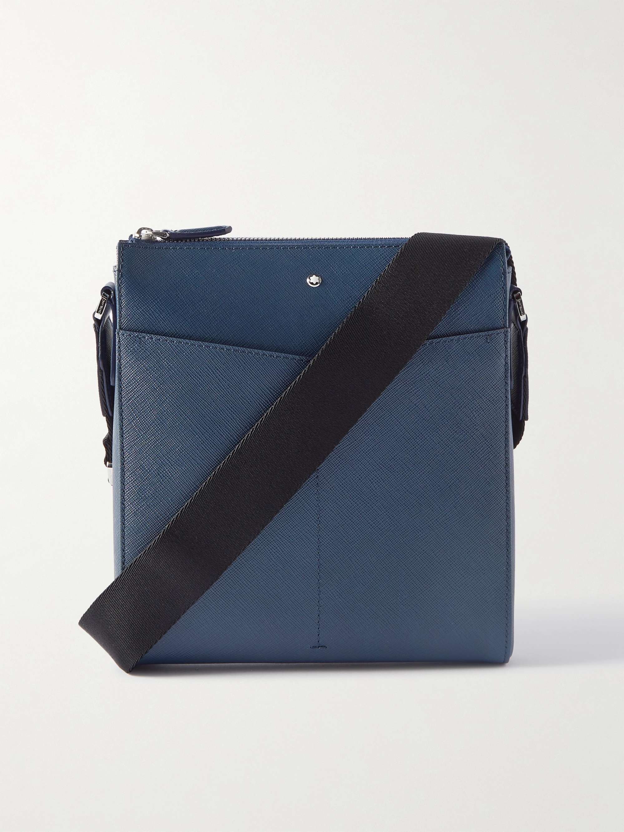 MONTBLANC Sartorial Cross-Grain Leather Messenger Bag