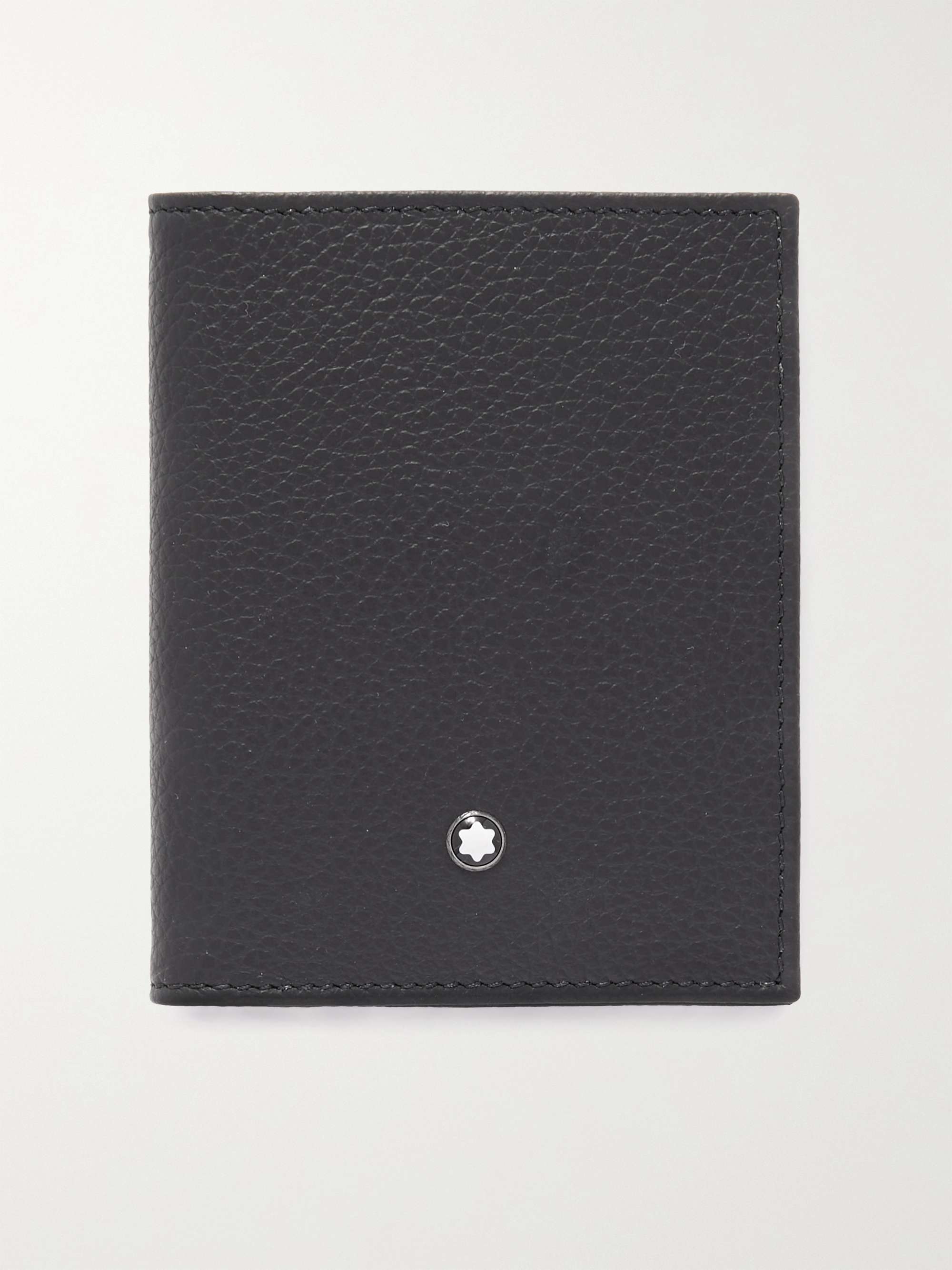 몽블랑 Montblanc Meisterstueck Full-Grain Leather Bifold Cardholder,Black