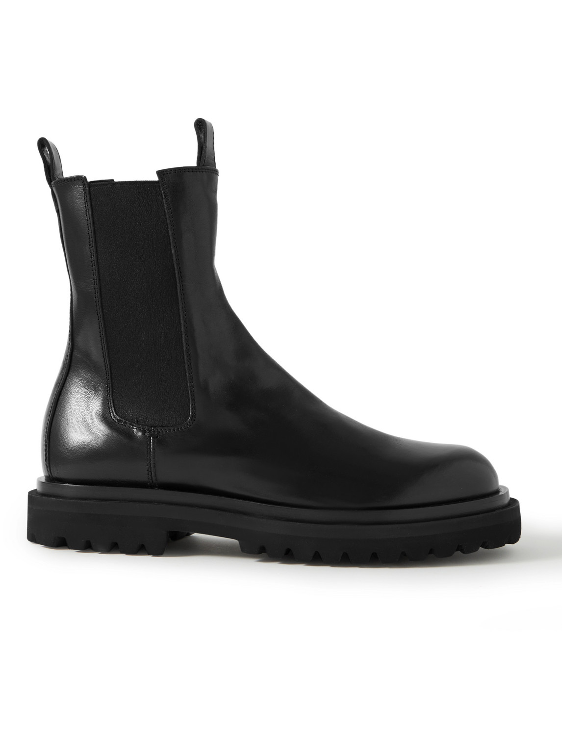 Officine Creative Fiore Lux Leather Chelsea Boots In Black